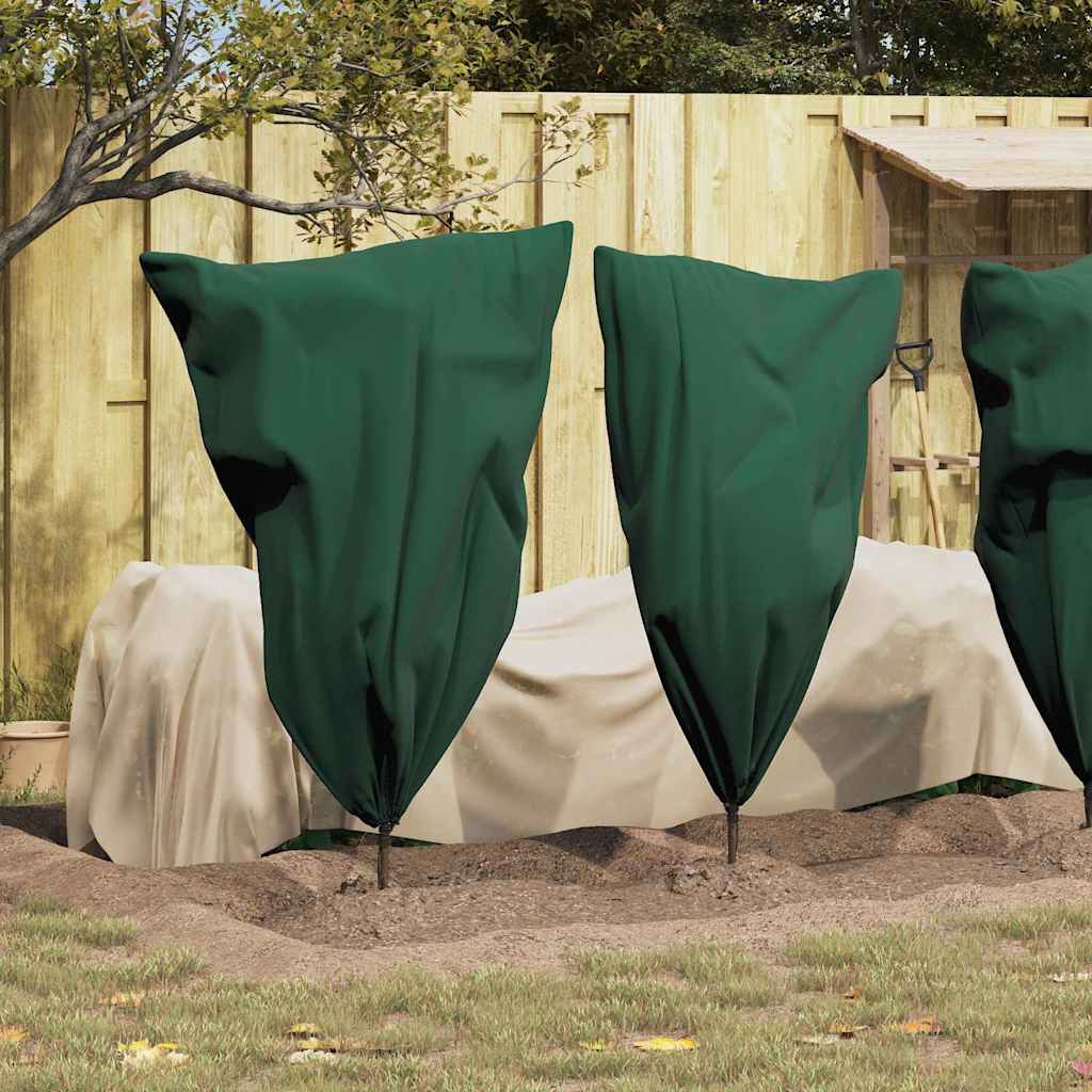 Vorstbescherming Plantenfleece Covers 10 pcs Groen 0,8 x 1,2 m is nu te koop bij PeponiXL, paradijselijk wonen!