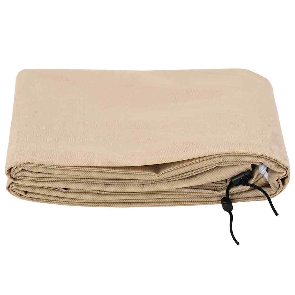 Vorstbescherming Plantenfleece Covers 5 pcs Beige 1,55 x 1,55 m is nu te koop bij PeponiXL, paradijselijk wonen!
