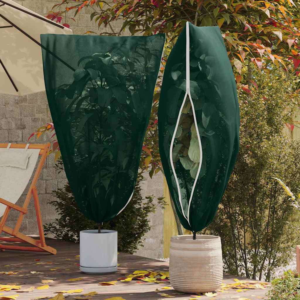 Vorstbescherming Plantenfleece Covers 5 pcs Groen 1,55 x 1 m is nu te koop bij PeponiXL, paradijselijk wonen!