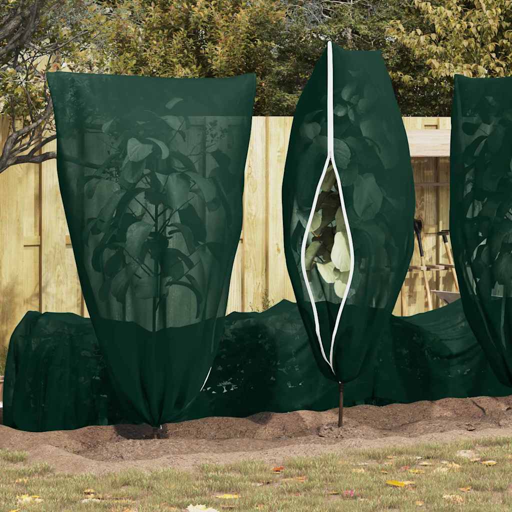 Vorstbescherming Plantenfleece Covers 5 pcs Groen 1,8 x 1,2 m is nu te koop bij PeponiXL, paradijselijk wonen!