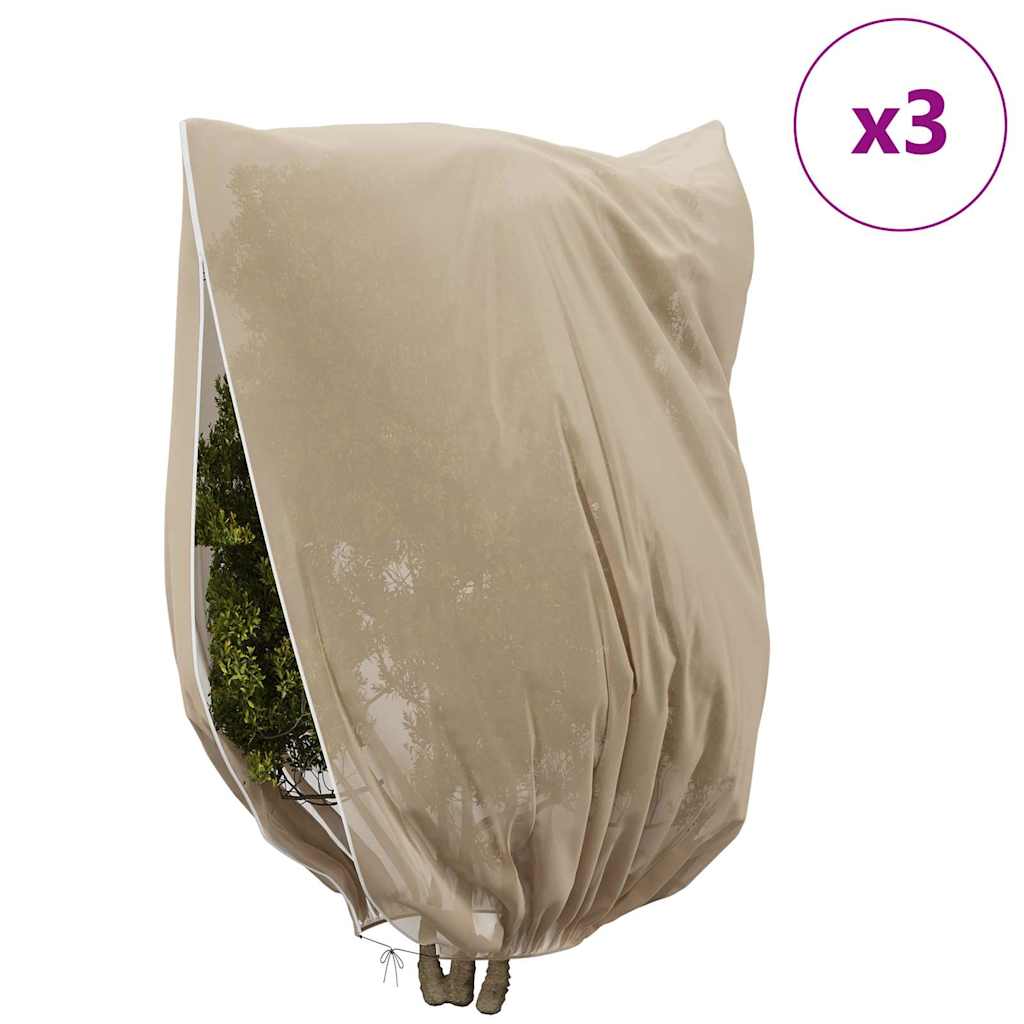 Vorstbescherming Plantenfleece Covers 3 pcs Beige 3,5 x 2,5 m is nu te koop bij PeponiXL, paradijselijk wonen!