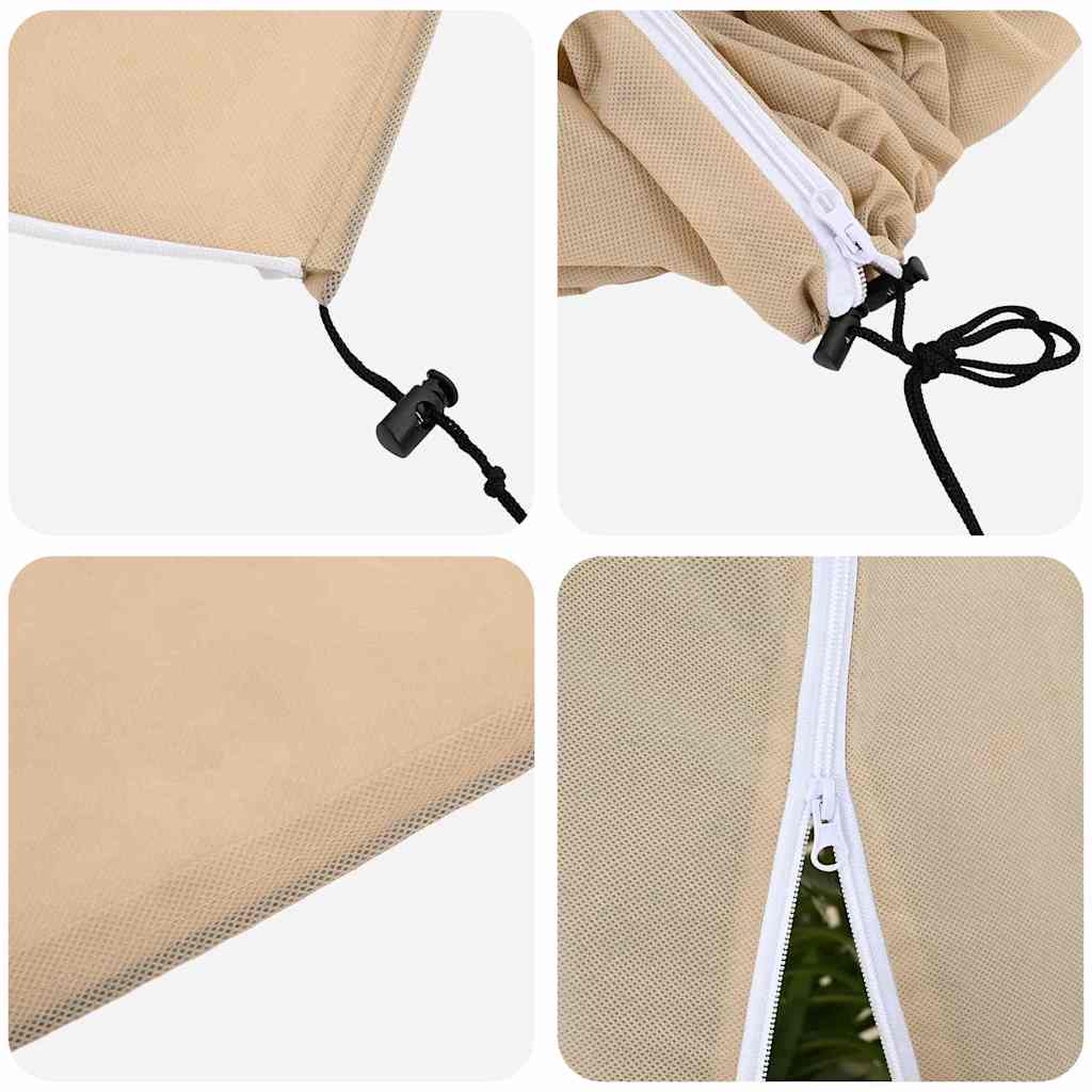 Vorstbescherming Plantenfleece Covers 3 pcs Beige 2 x 2,36 m is nu te koop bij PeponiXL, paradijselijk wonen!