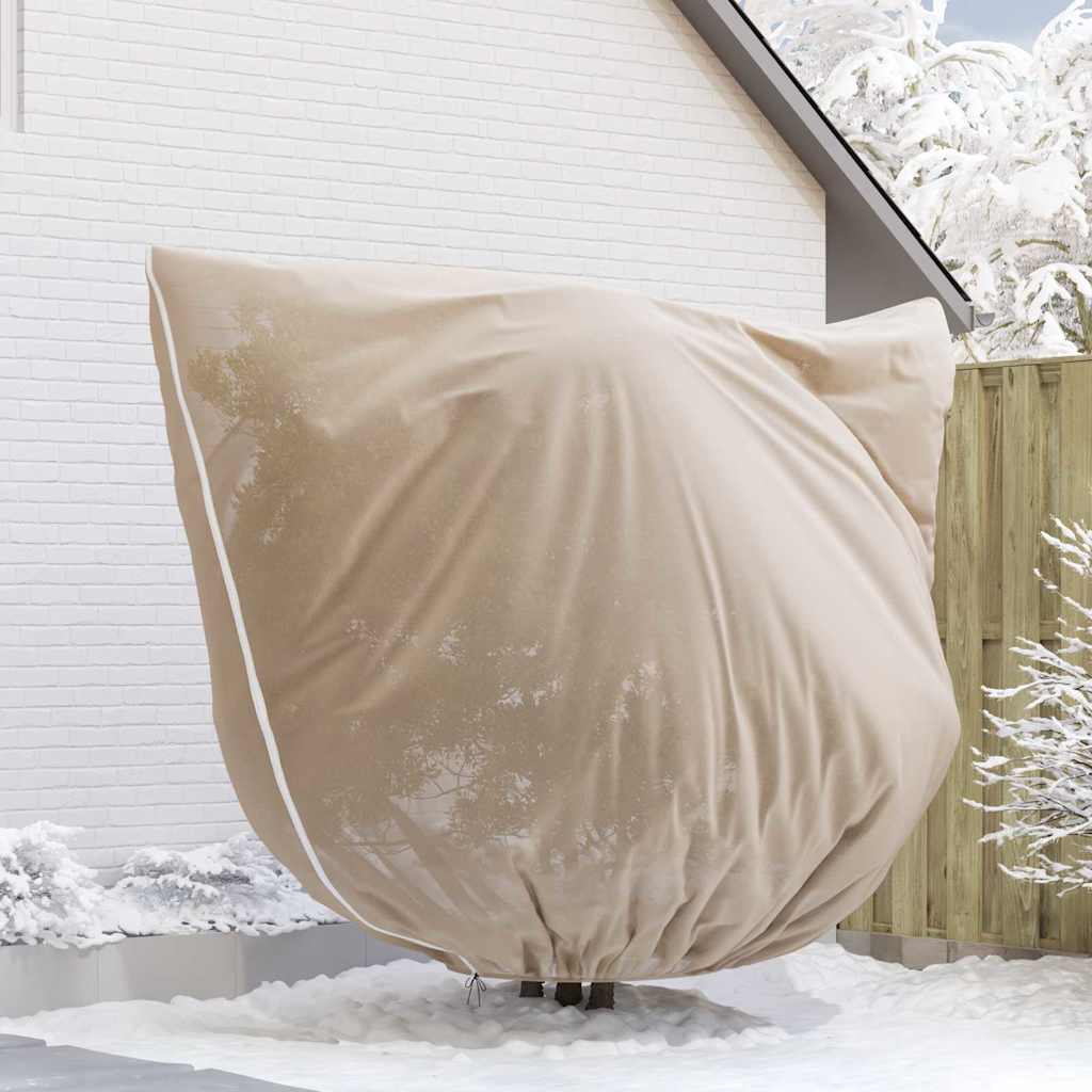 Vorstbescherming Plantenfleece Covers 3 pcs Beige 2 x 2,36 m is nu te koop bij PeponiXL, paradijselijk wonen!