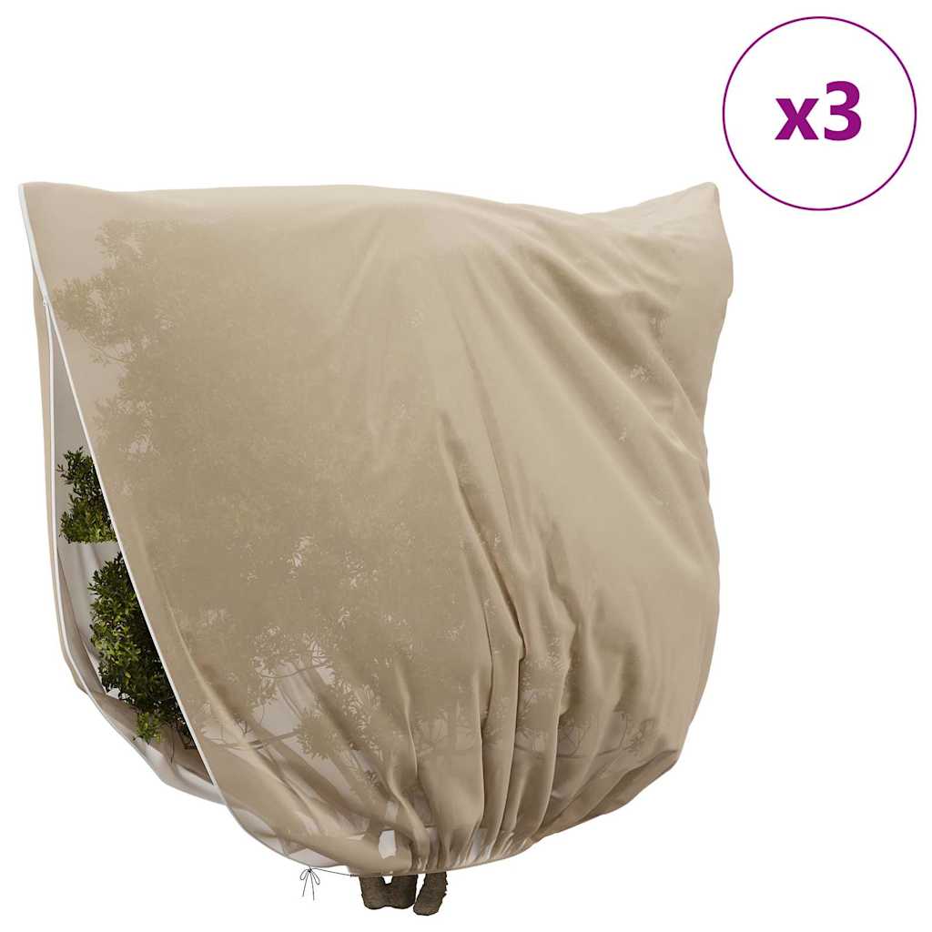 Vorstbescherming Plantenfleece Covers 3 pcs Beige 3,5 x 3,93 m is nu te koop bij PeponiXL, paradijselijk wonen!