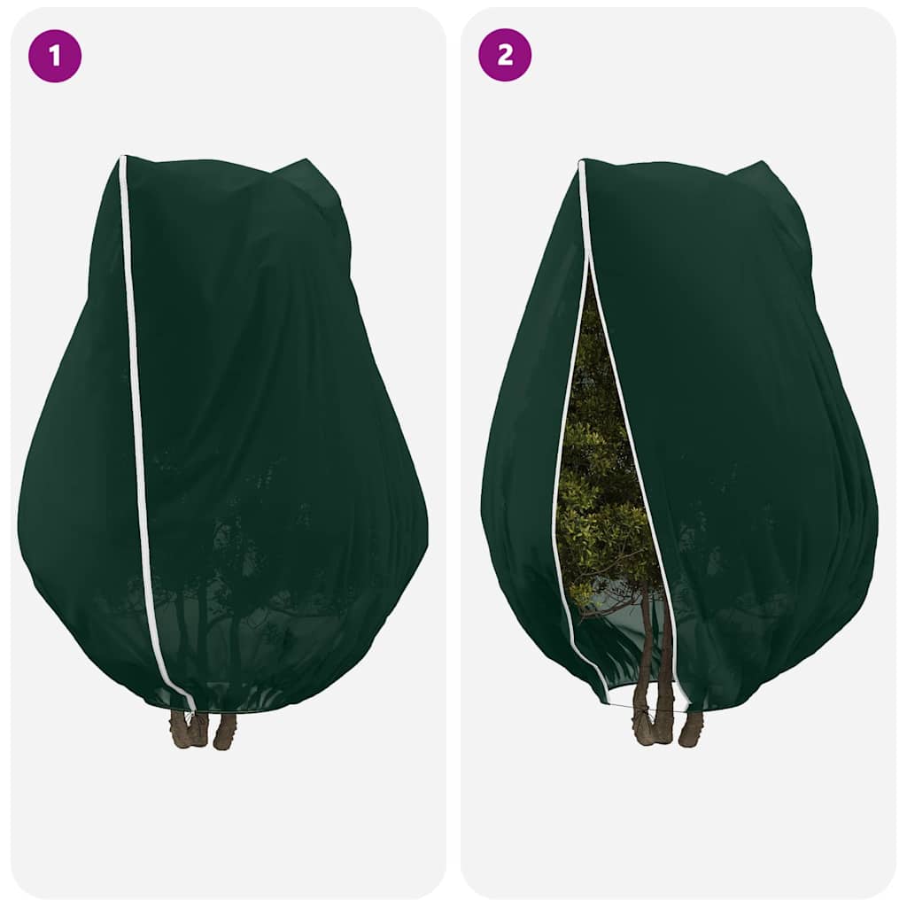 Vorstbescherming Plantenfleece Covers 3 pcs Groen 2,4 x 2 m is nu te koop bij PeponiXL, paradijselijk wonen!