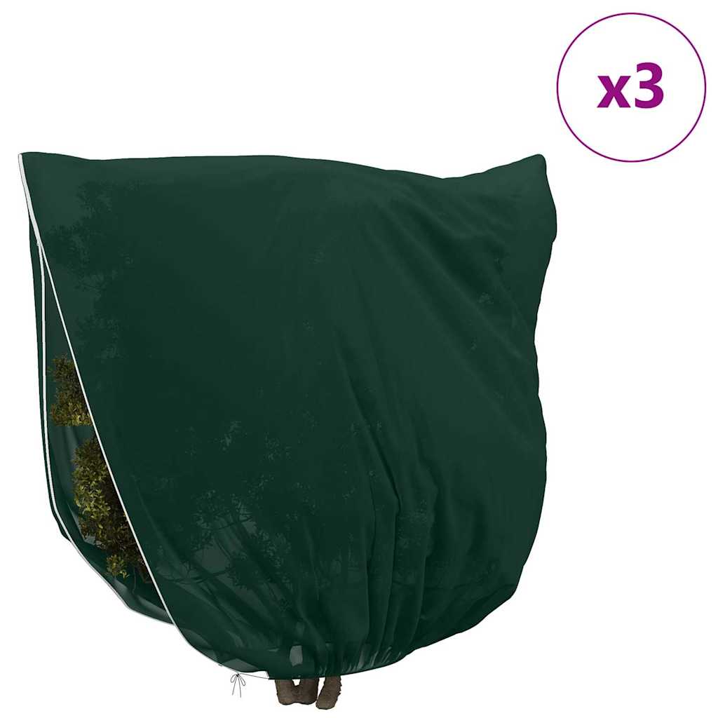 Vorstbescherming Plantenfleece Covers 3 pcs Groen 3,5 x 3,93 m is nu te koop bij PeponiXL, paradijselijk wonen!