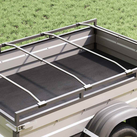 Zeildoekbevestiging voor aanhangwagens 4 st zilver 136-218 cm is nu te koop bij PeponiXL, paradijselijk wonen!