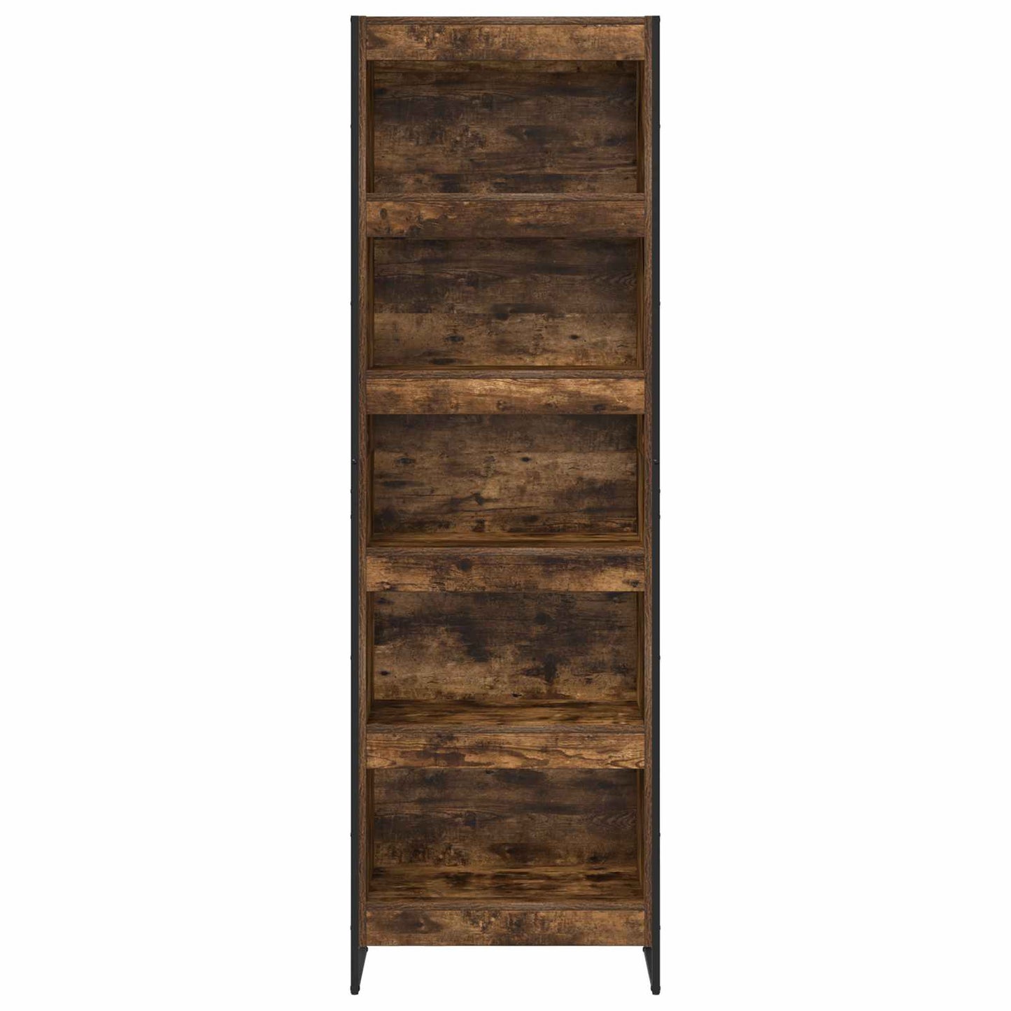 Boekenkast 2 pcs Rook Eik 80 x 30 x 155 cm Bewerkt hout is nu te koop bij PeponiXL, paradijselijk wonen!