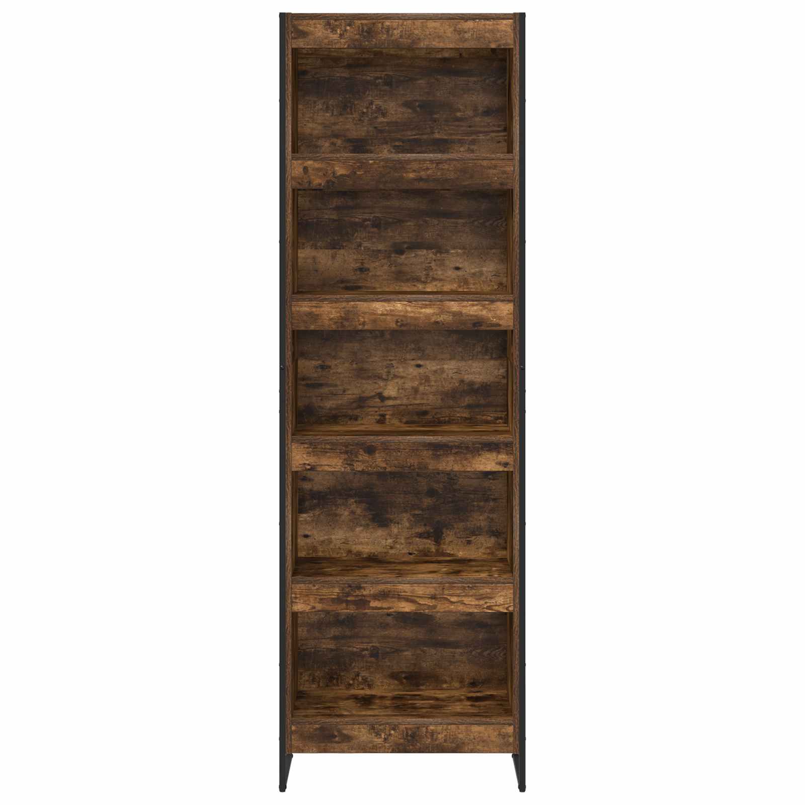 Boekenkast 2 pcs Rook Eik 80 x 30 x 155 cm Bewerkt hout is nu te koop bij PeponiXL, paradijselijk wonen!