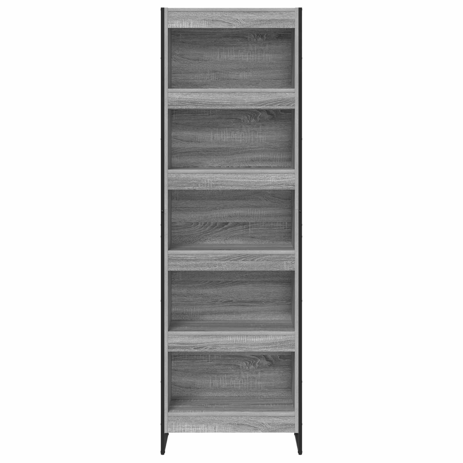 Boekenkast 2 pcs Grijs Sonoma 80 x 30 x 155 cm Bewerkt hout is nu te koop bij PeponiXL, paradijselijk wonen!