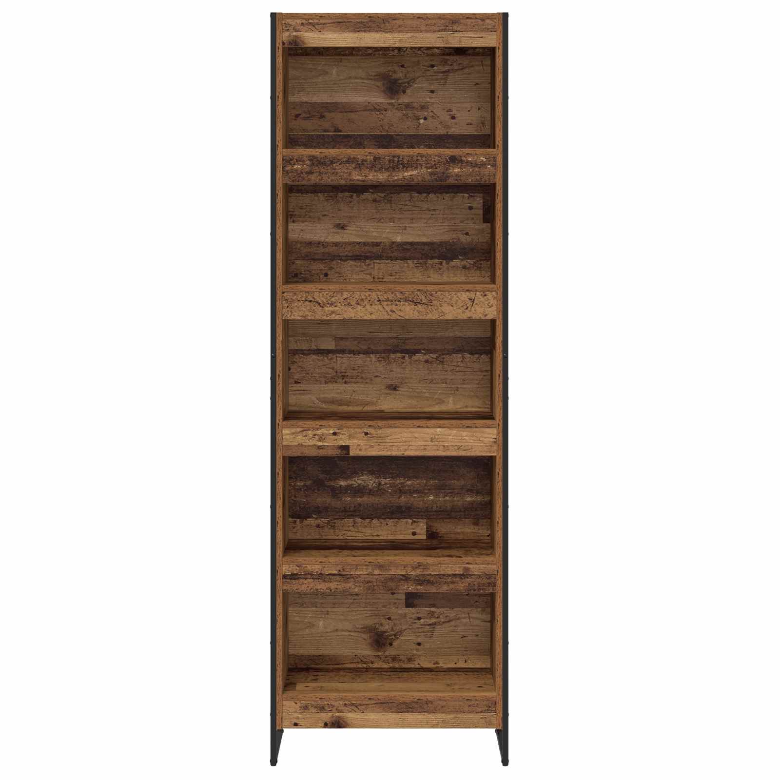 Boekenkast 2 pcs Oud Hout 80 x 30 x 155 cm Bewerkt hout is nu te koop bij PeponiXL, paradijselijk wonen!