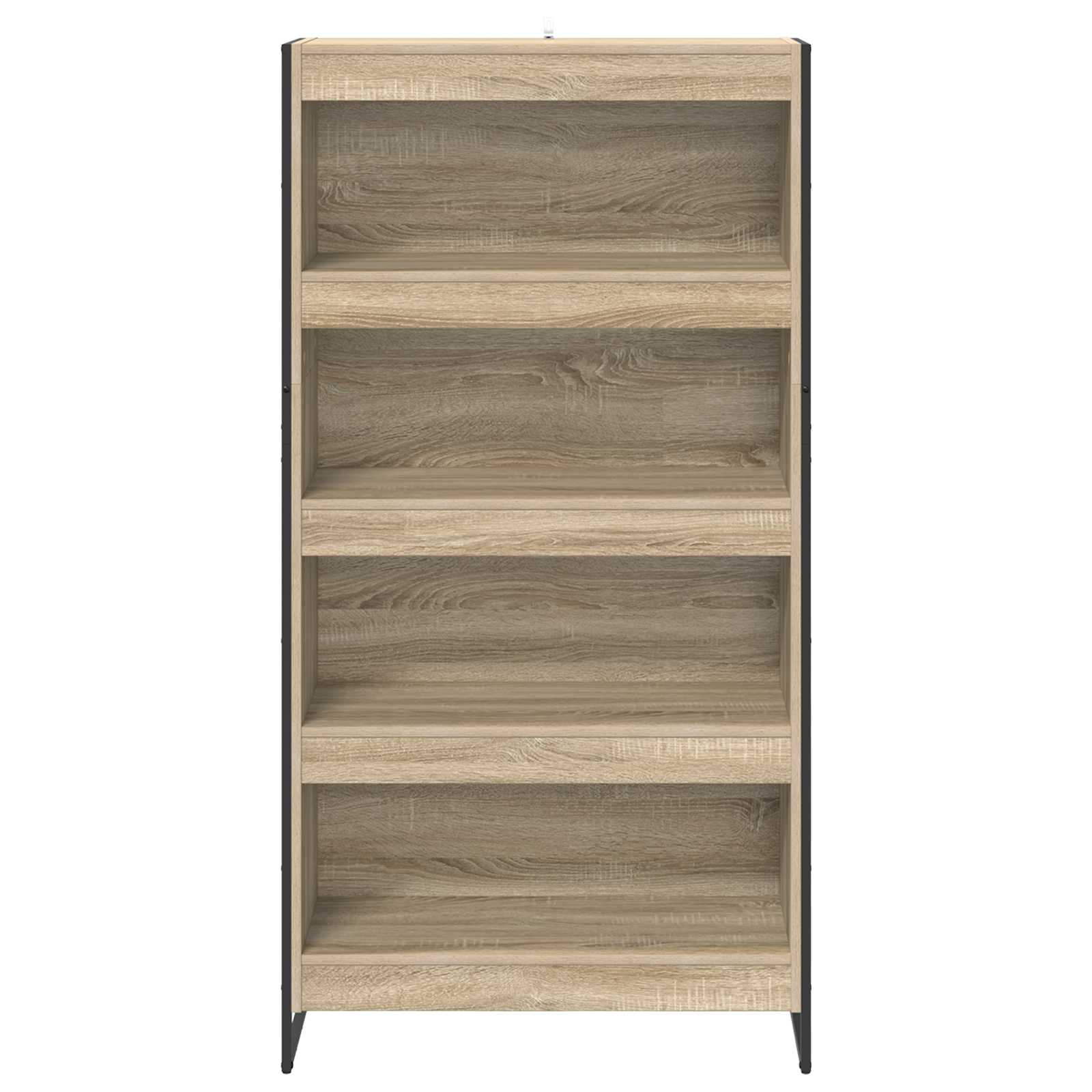Boekenkast 2 pcs Sonoma 80 x 30 x 155 cm Bewerkt hout is nu te koop bij PeponiXL, paradijselijk wonen!