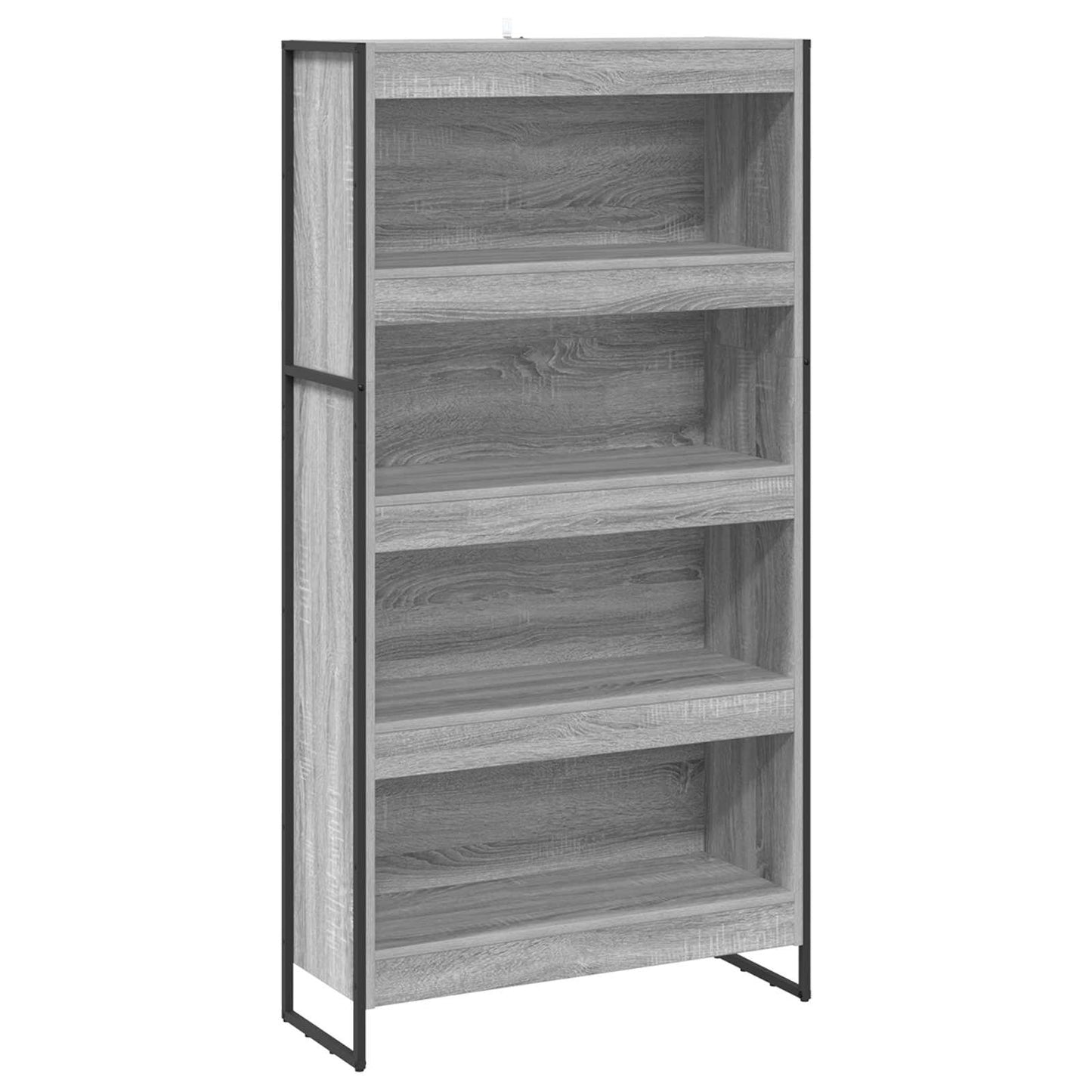 Boekenkast 2 pcs Grijs Sonoma 80 x 30 x 155 cm Bewerkt hout is nu te koop bij PeponiXL, paradijselijk wonen!