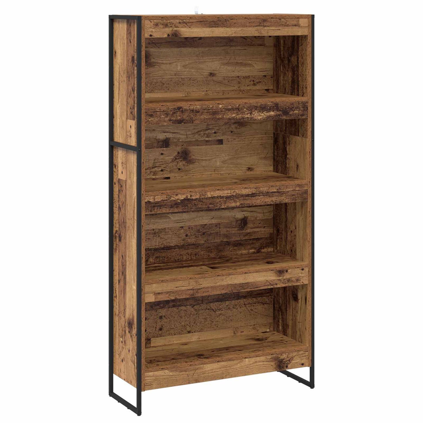 Boekenkast 2 pcs Oud Hout 80 x 30 x 155 cm Bewerkt hout is nu te koop bij PeponiXL, paradijselijk wonen!