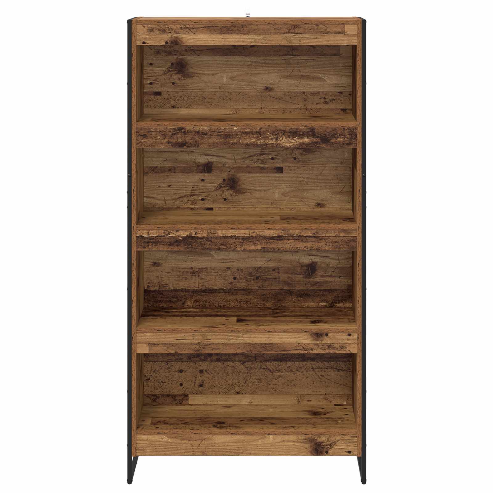 Boekenkast 2 pcs Oud Hout 80 x 30 x 155 cm Bewerkt hout is nu te koop bij PeponiXL, paradijselijk wonen!