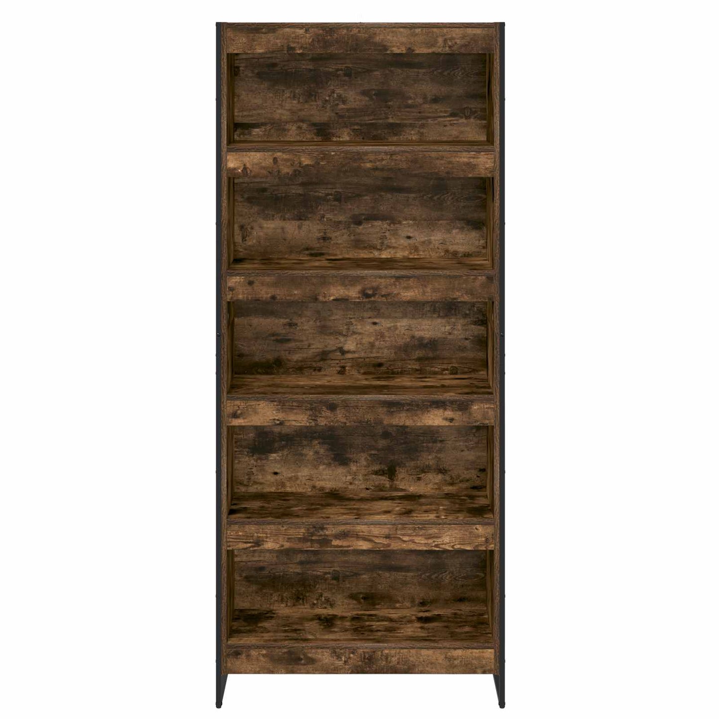 Boekenkast 2 pcs Rook Eik 80 x 30 x 155 cm Bewerkt hout is nu te koop bij PeponiXL, paradijselijk wonen!