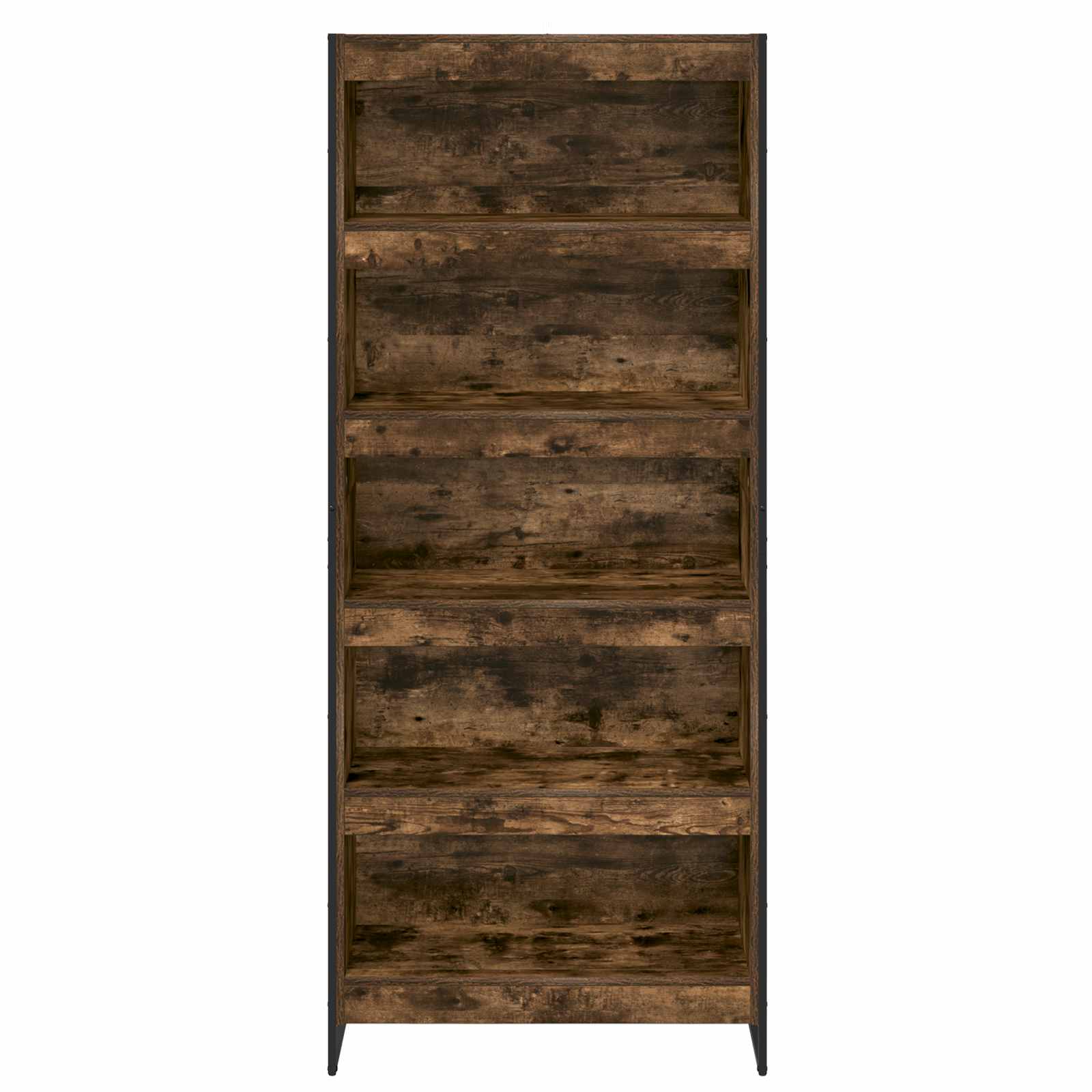 Boekenkast 2 pcs Rook Eik 80 x 30 x 155 cm Bewerkt hout is nu te koop bij PeponiXL, paradijselijk wonen!