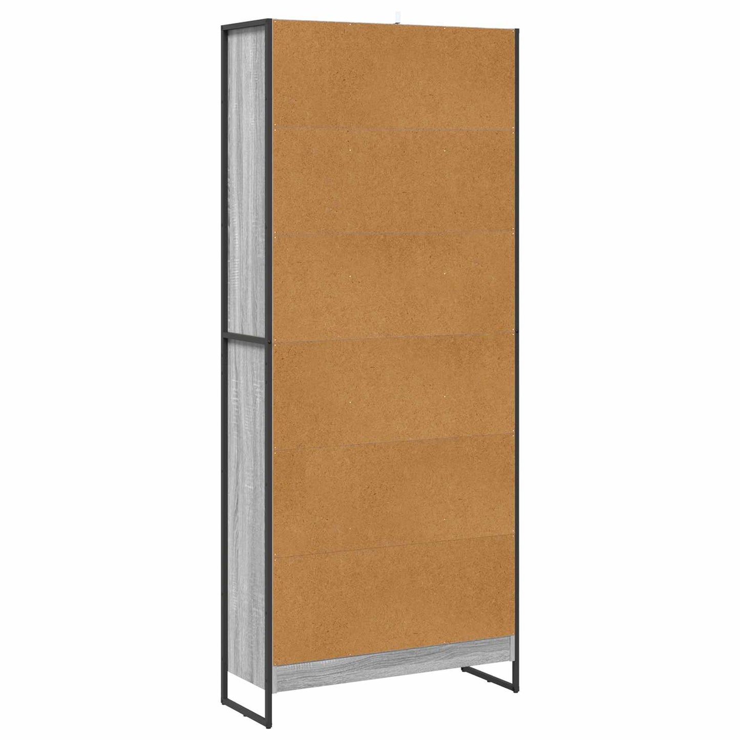 Boekenkast 2 pcs Grijs Sonoma 80 x 30 x 155 cm Bewerkt hout is nu te koop bij PeponiXL, paradijselijk wonen!