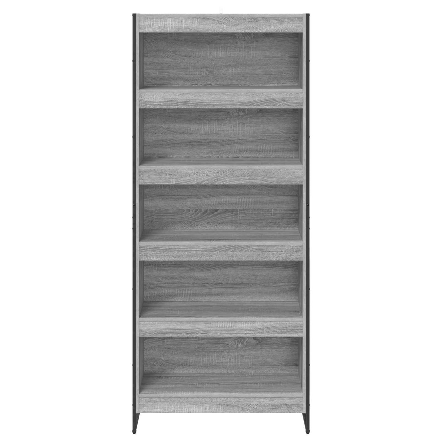 Boekenkast 2 pcs Grijs Sonoma 80 x 30 x 155 cm Bewerkt hout is nu te koop bij PeponiXL, paradijselijk wonen!