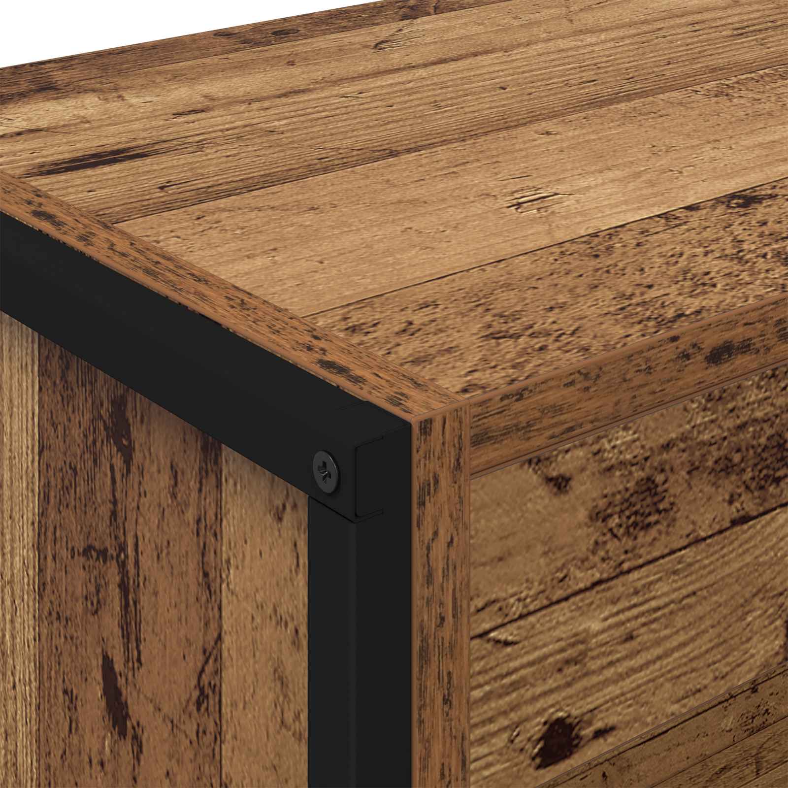 Boekenkast 2 pcs Oud Hout 80 x 30 x 155 cm Bewerkt hout is nu te koop bij PeponiXL, paradijselijk wonen!