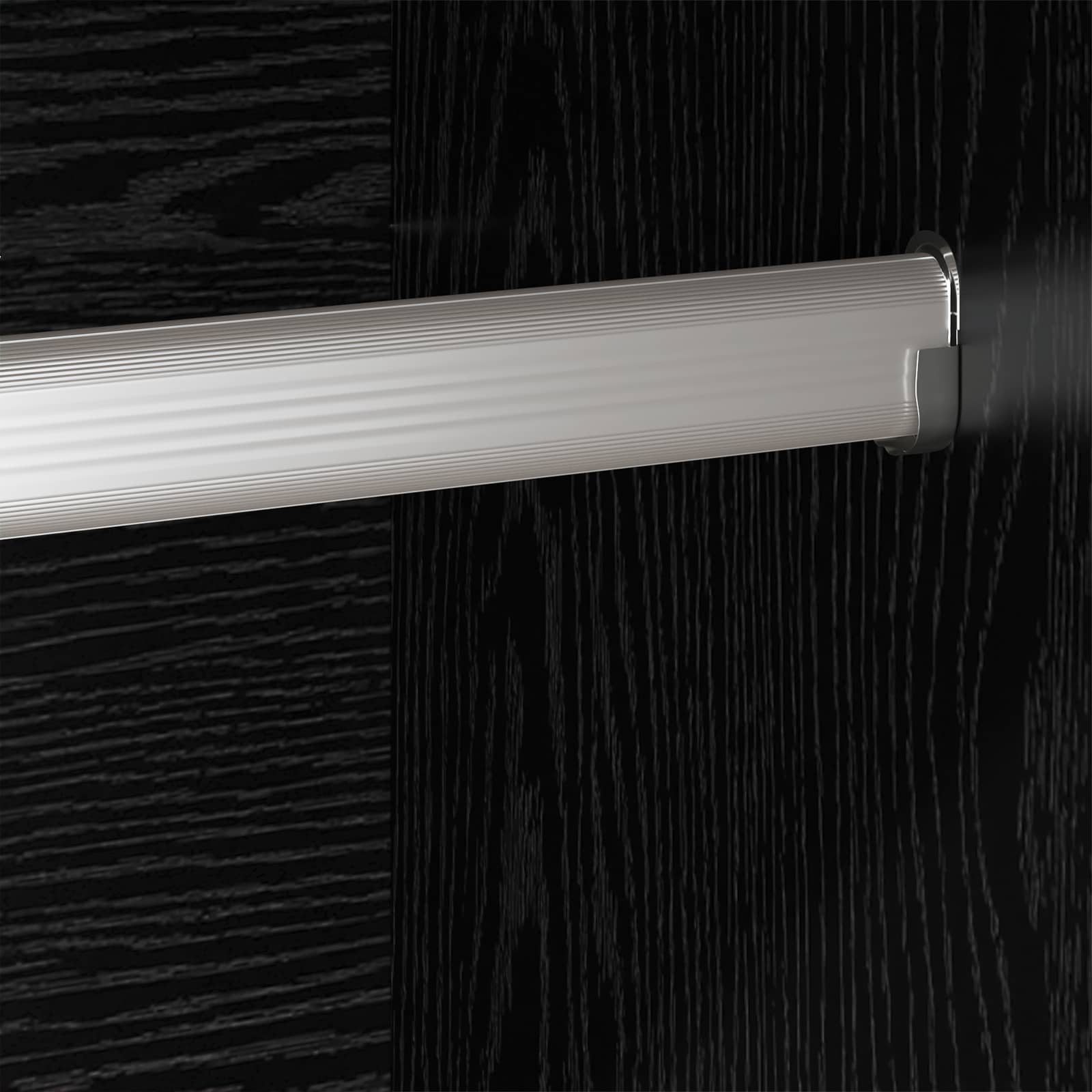 Warderobe 2 pcs Zwart Eiken 50 x 50 x 200 cm Bewerkt hout is nu te koop bij PeponiXL, paradijselijk wonen!