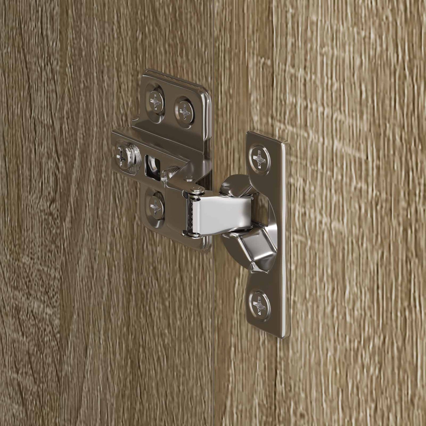 Warderobe met opslag 2 pcs Sonoma 50 x 50 x 200 cm Bewerkt hout is nu te koop bij PeponiXL, paradijselijk wonen!