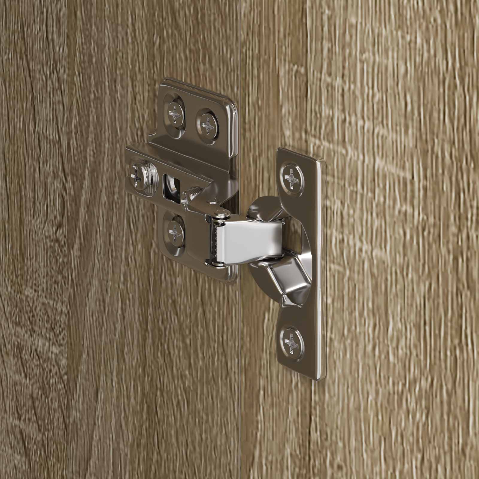 Warderobe met opslag 2 pcs Sonoma 50 x 50 x 200 cm Bewerkt hout is nu te koop bij PeponiXL, paradijselijk wonen!