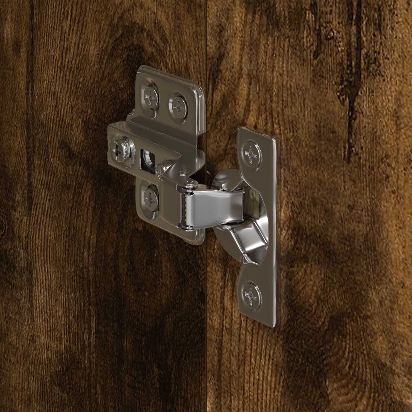 Warderobe 2 pcs Rook Eik 50 x 50 x 200 cm Bewerkt hout is nu te koop bij PeponiXL, paradijselijk wonen!