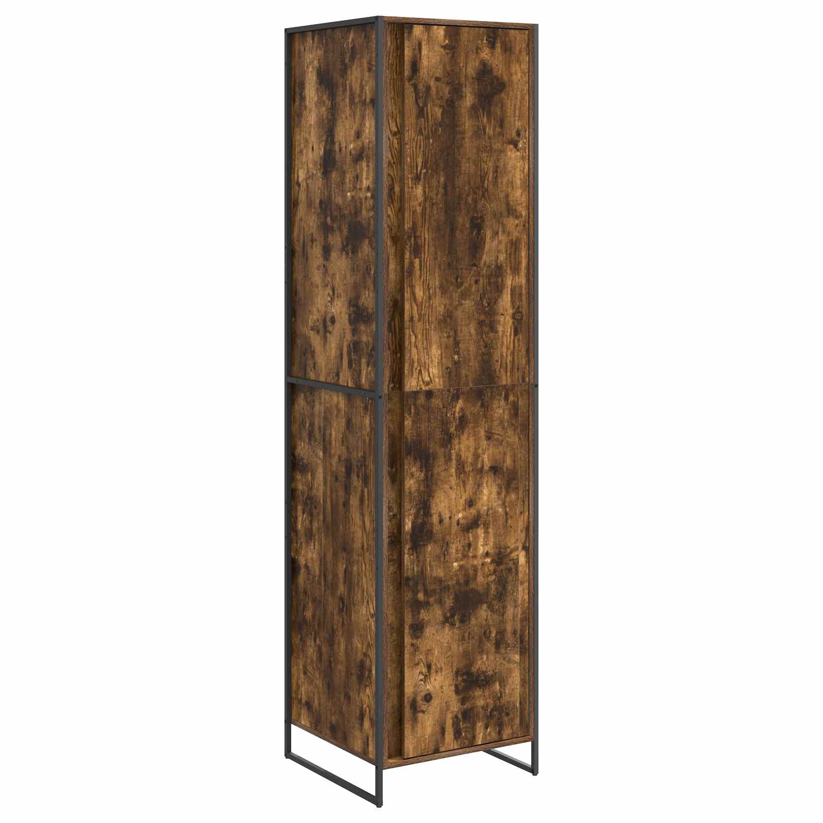 Warderobe 2 pcs Rook Eik 50 x 50 x 200 cm Bewerkt hout is nu te koop bij PeponiXL, paradijselijk wonen!
