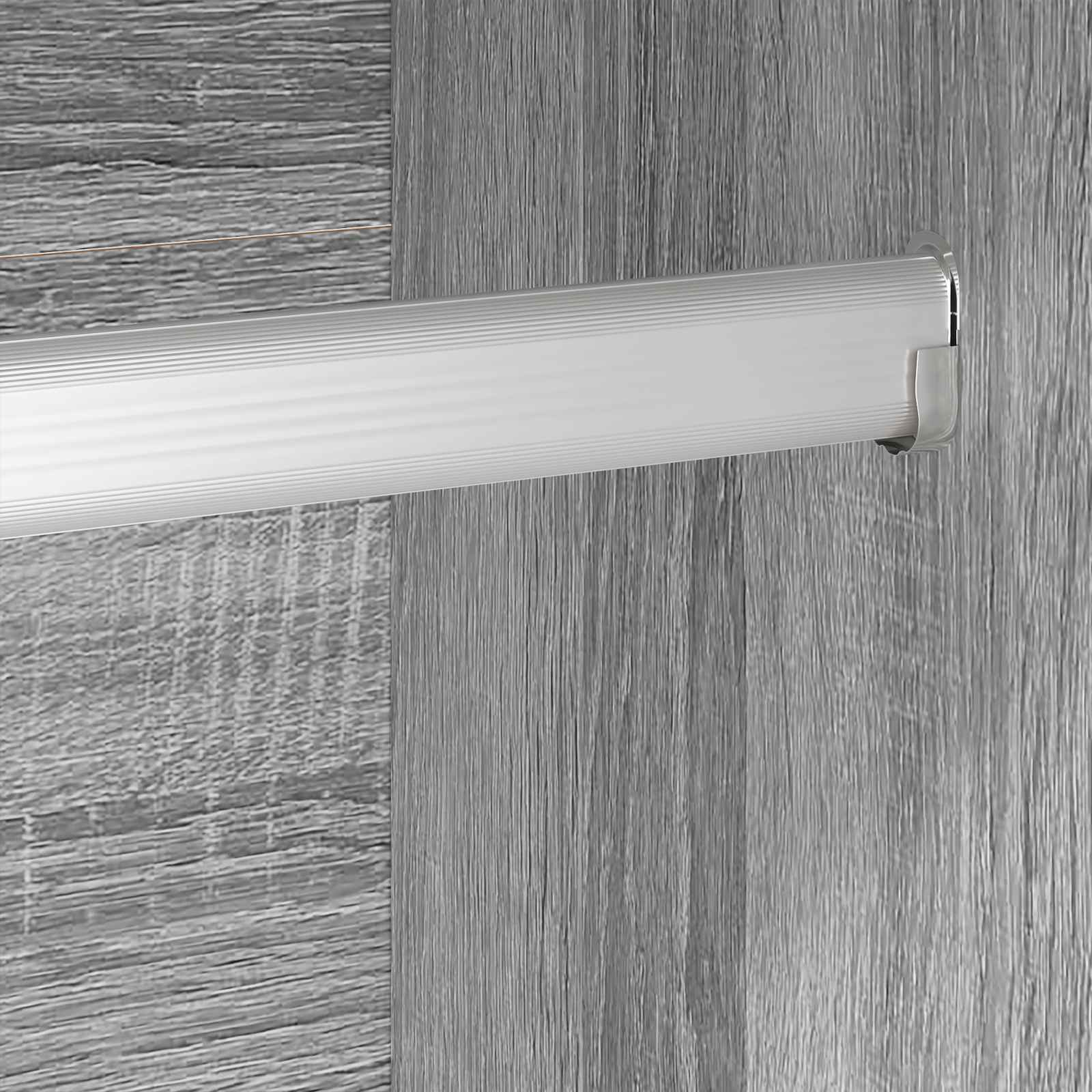 Warderobe 2 pcs Grijs Sonoma 50 x 50 x 200 cm Bewerkt hout is nu te koop bij PeponiXL, paradijselijk wonen!