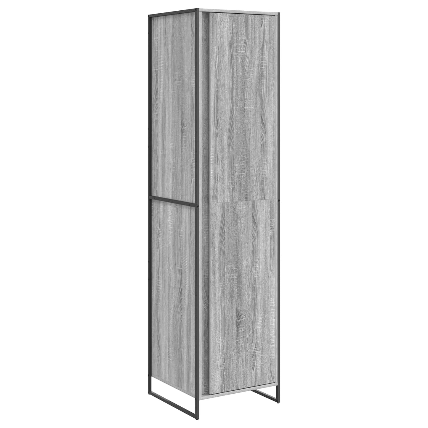 Warderobe 2 pcs Grijs Sonoma 50 x 50 x 200 cm Bewerkt hout is nu te koop bij PeponiXL, paradijselijk wonen!