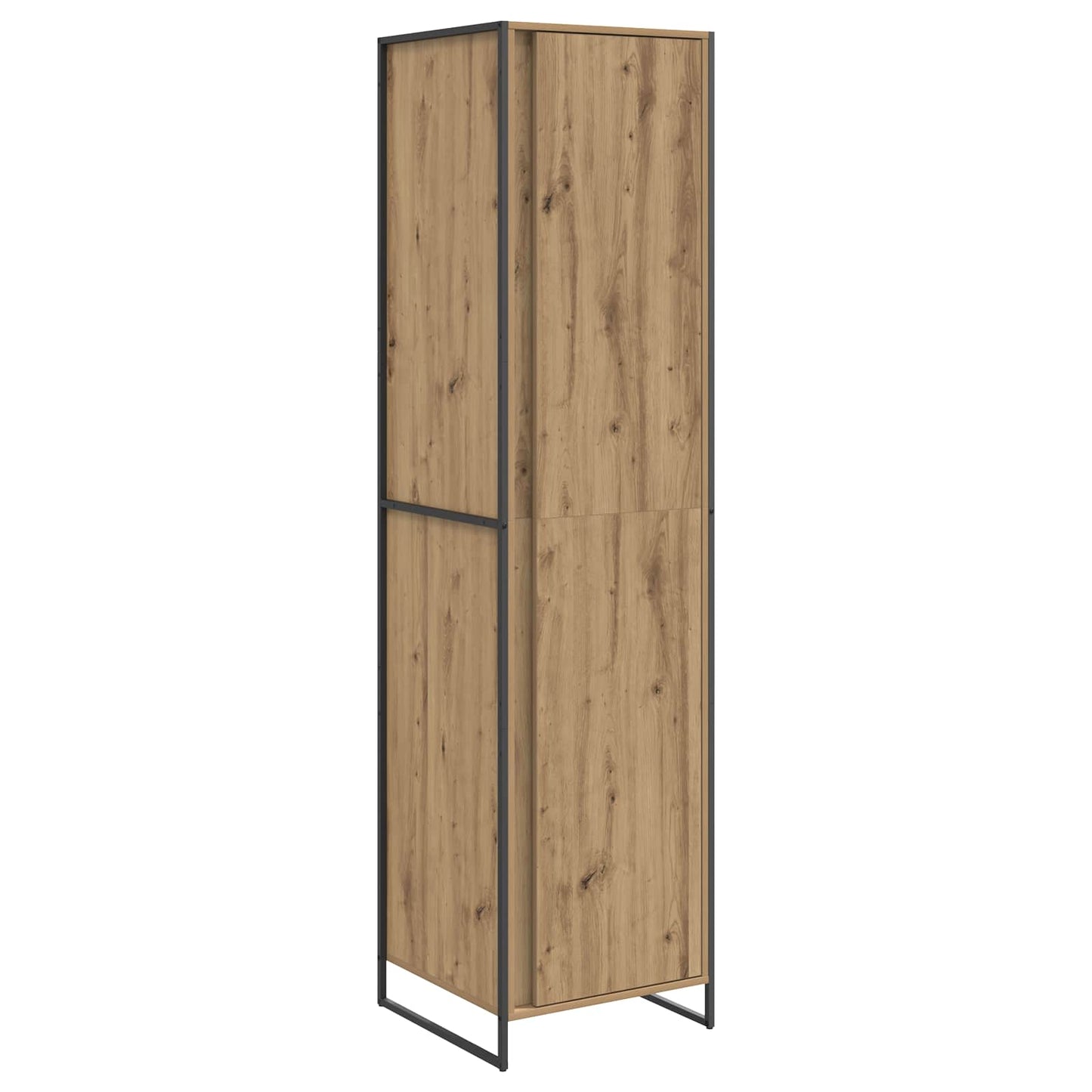 Warderobe met opslag 2 pcs Ambachtelijk eiken 50 x 50 x 200 cm is nu te koop bij PeponiXL, paradijselijk wonen!