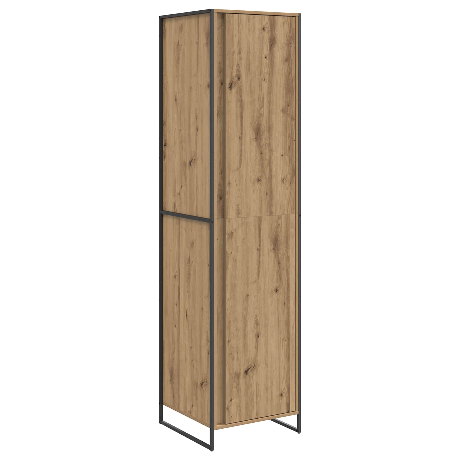 Warderobe met opslag 2 pcs Ambachtelijk eiken 50 x 50 x 200 cm is nu te koop bij PeponiXL, paradijselijk wonen!