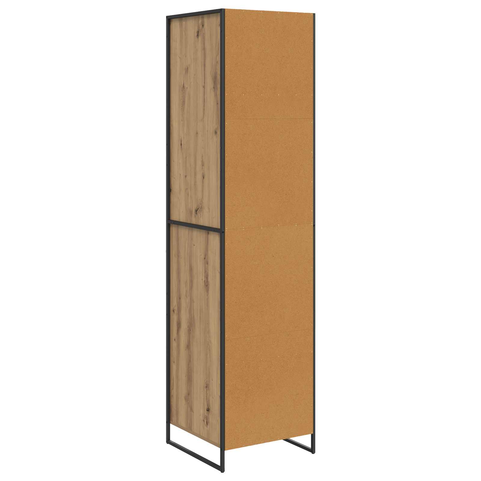 Warderobe met opslag 2 pcs Ambachtelijk eiken 50 x 50 x 200 cm is nu te koop bij PeponiXL, paradijselijk wonen!