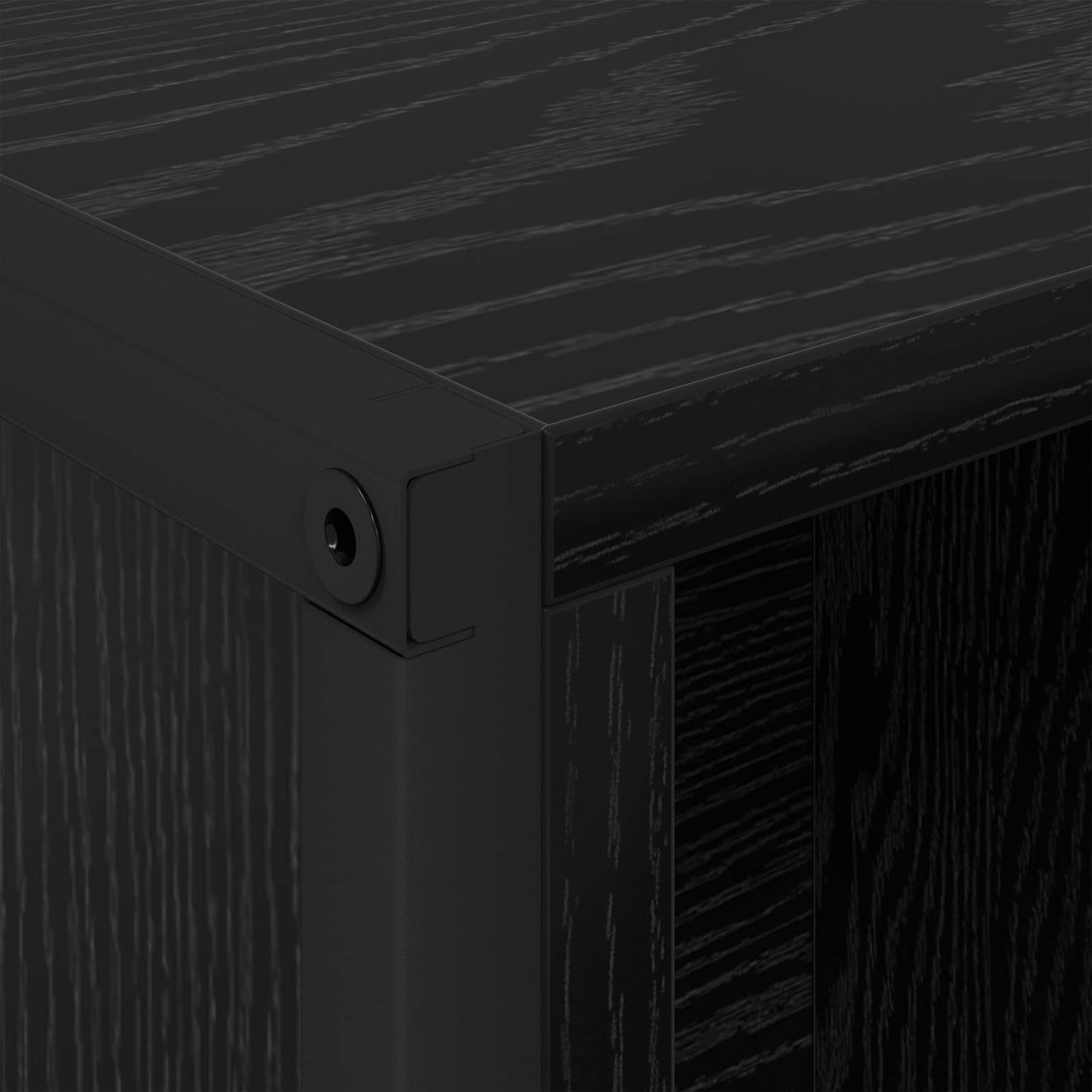 Boekenkast 2 pcs Zwart Eiken 99,5 x 30 x 108,5 cm Bewerkt hout is nu te koop bij PeponiXL, paradijselijk wonen!