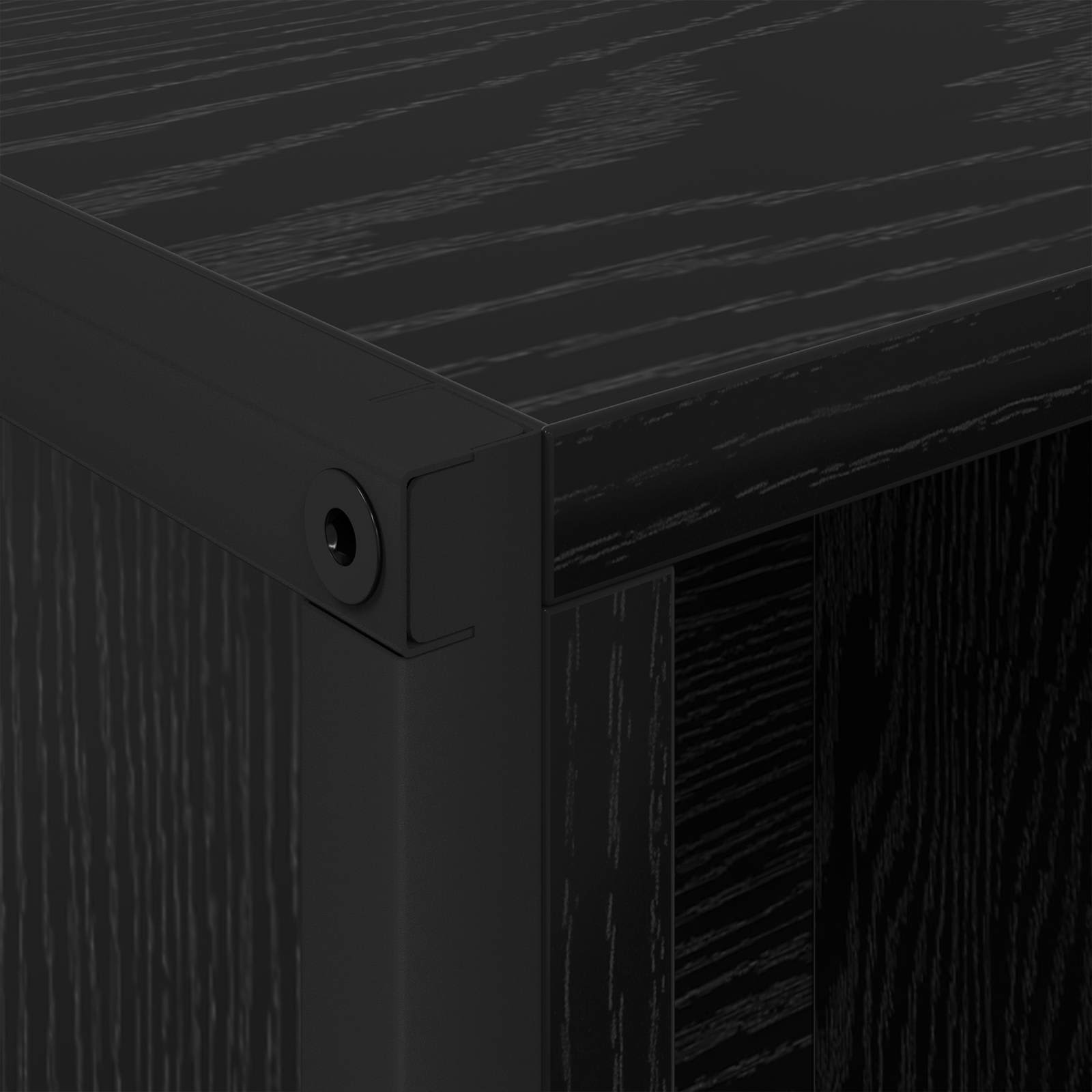 Boekenkast 2 pcs Zwart Eiken 99,5 x 30 x 108,5 cm Bewerkt hout is nu te koop bij PeponiXL, paradijselijk wonen!