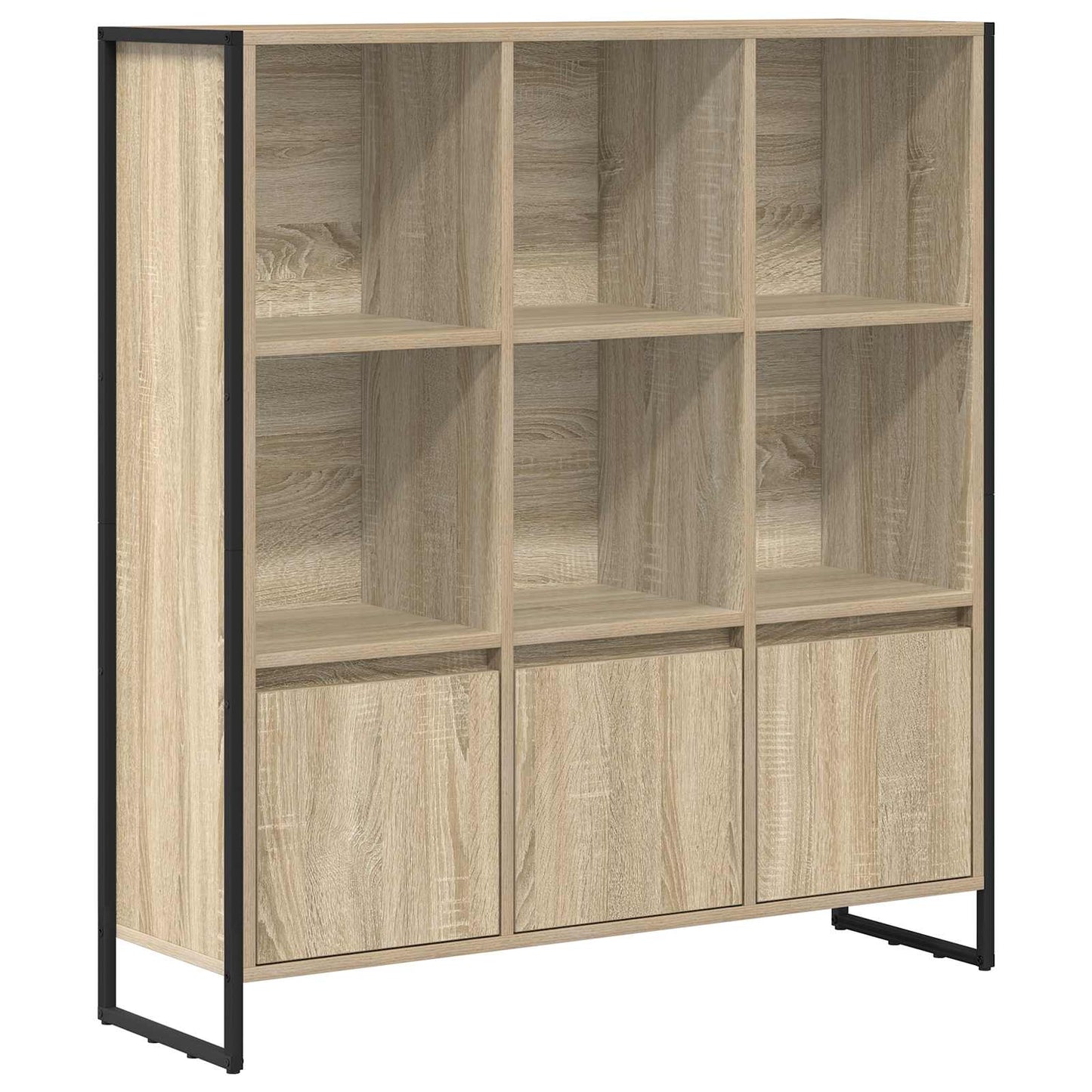 Boekenkast 2 pcs Sonoma 99,5 x 30 x 108,5 cm Bewerkt hout is nu te koop bij PeponiXL, paradijselijk wonen!