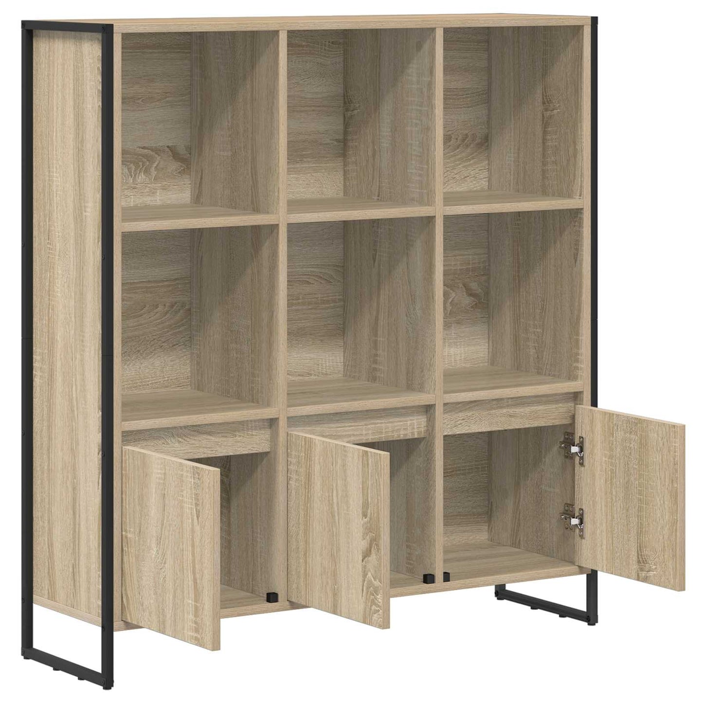 Boekenkast 2 pcs Sonoma 99,5 x 30 x 108,5 cm Bewerkt hout is nu te koop bij PeponiXL, paradijselijk wonen!