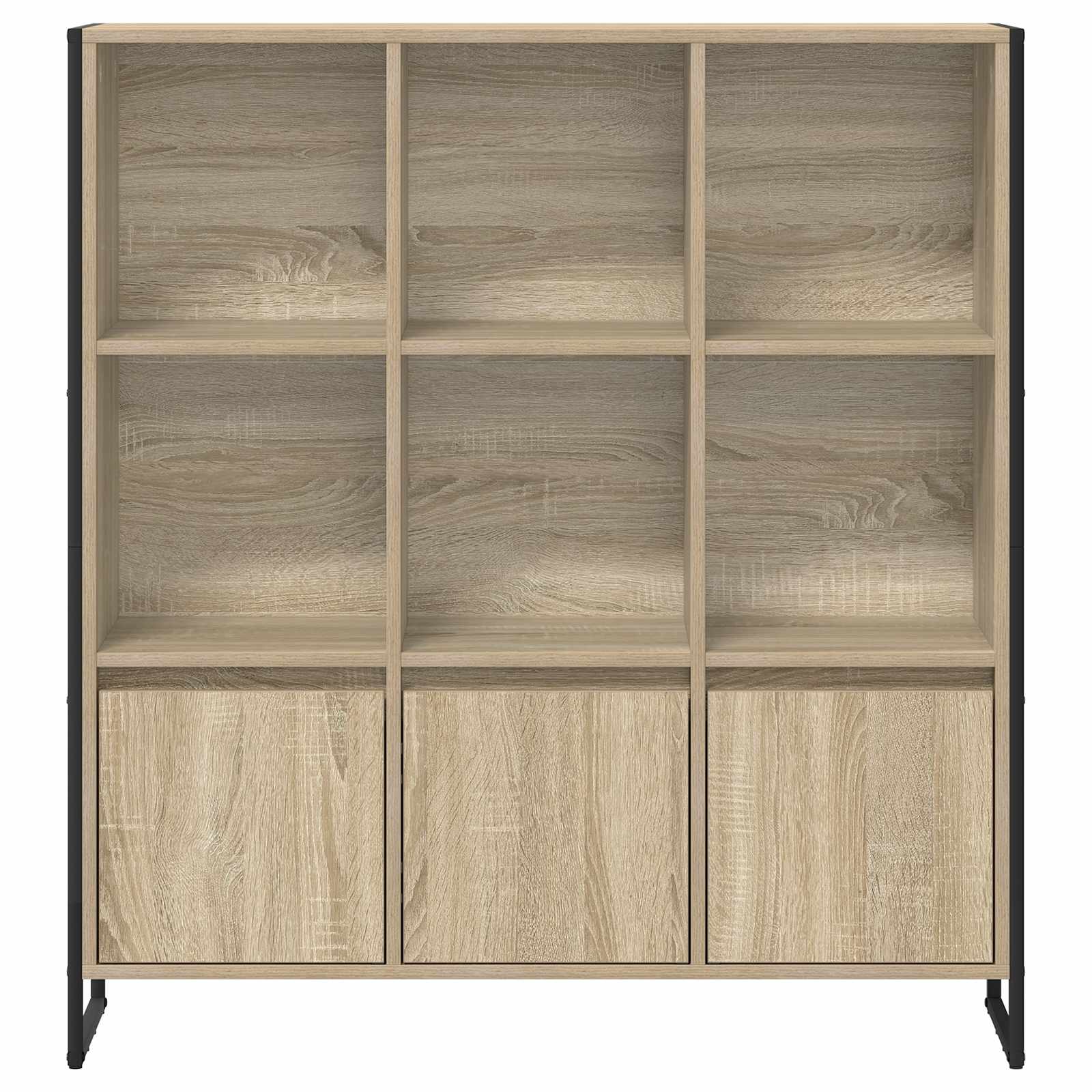 Boekenkast 2 pcs Sonoma 99,5 x 30 x 108,5 cm Bewerkt hout is nu te koop bij PeponiXL, paradijselijk wonen!