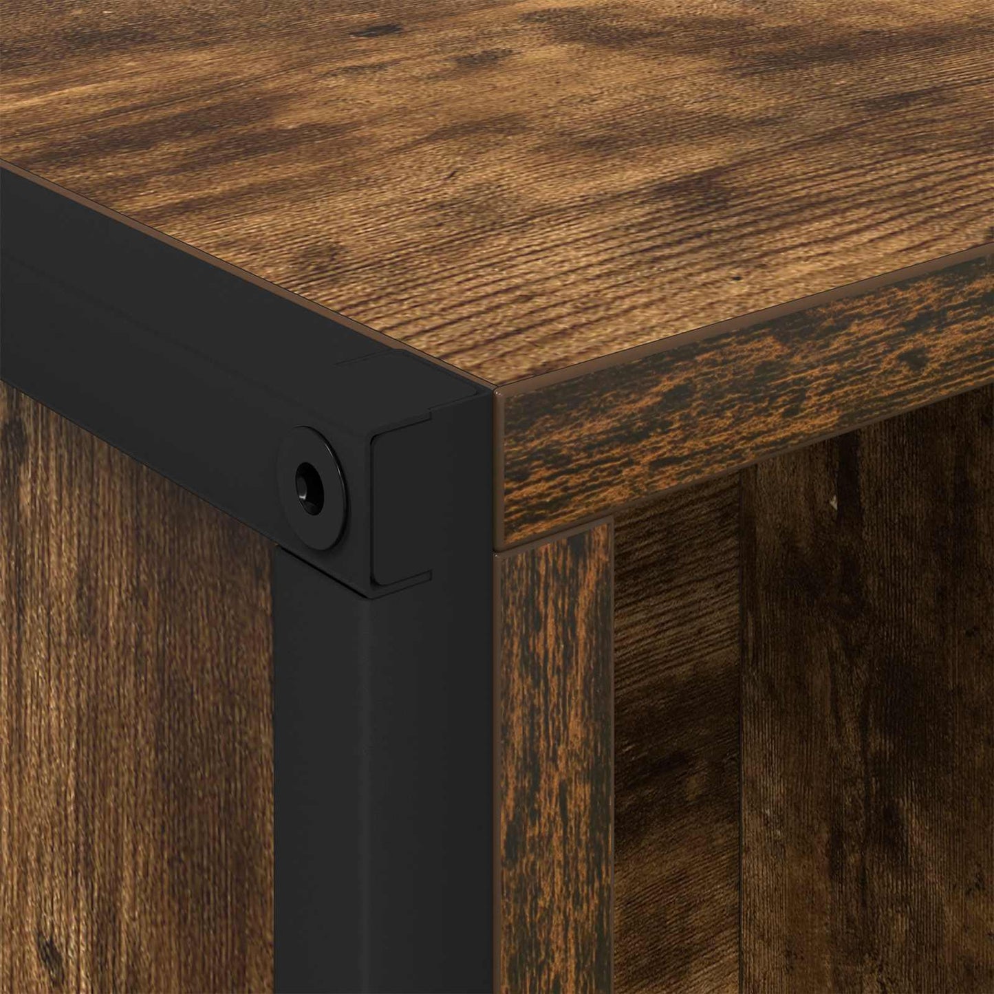 Boekenkast 2 pcs Rook Eik 99,5 x 30 x 108,5 cm Bewerkt hout is nu te koop bij PeponiXL, paradijselijk wonen!