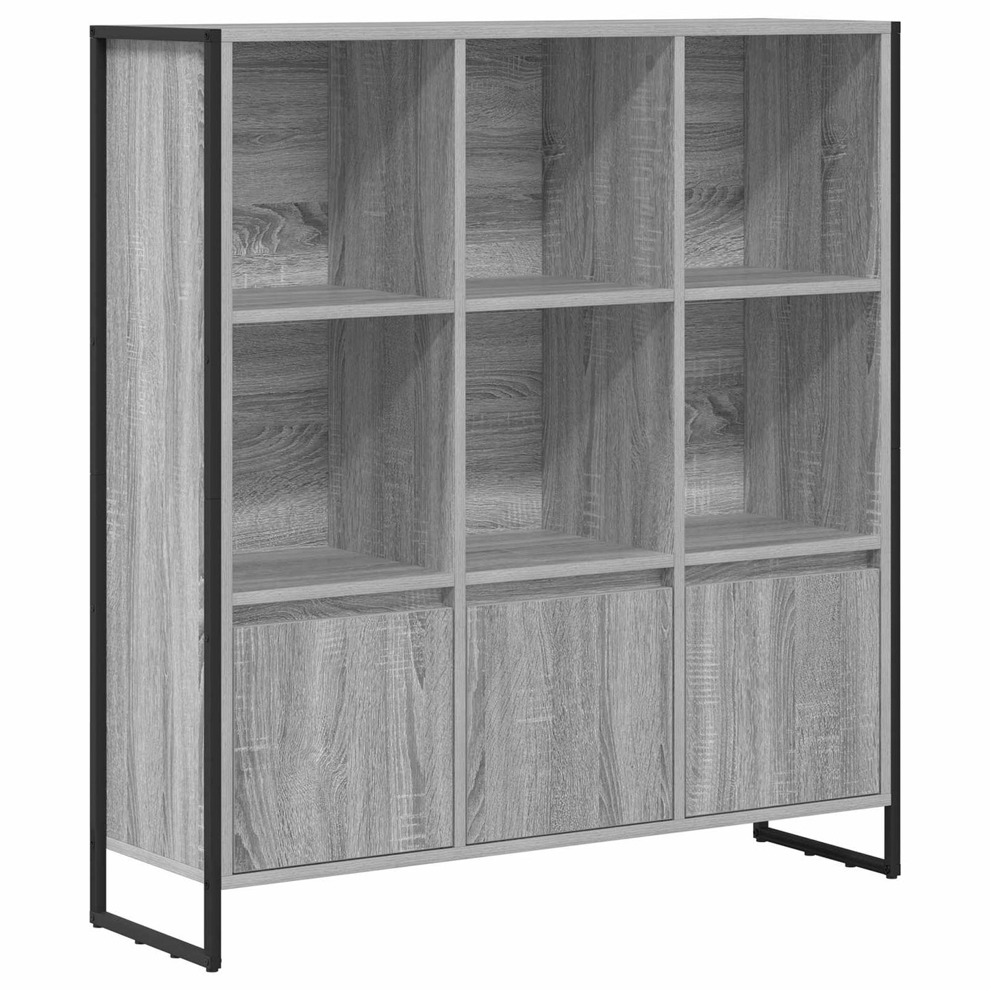 Boekenkast 2 pcs Grijs Sonoma 99,5 x 30 x 108,5 cm Bewerkt hout is nu te koop bij PeponiXL, paradijselijk wonen!