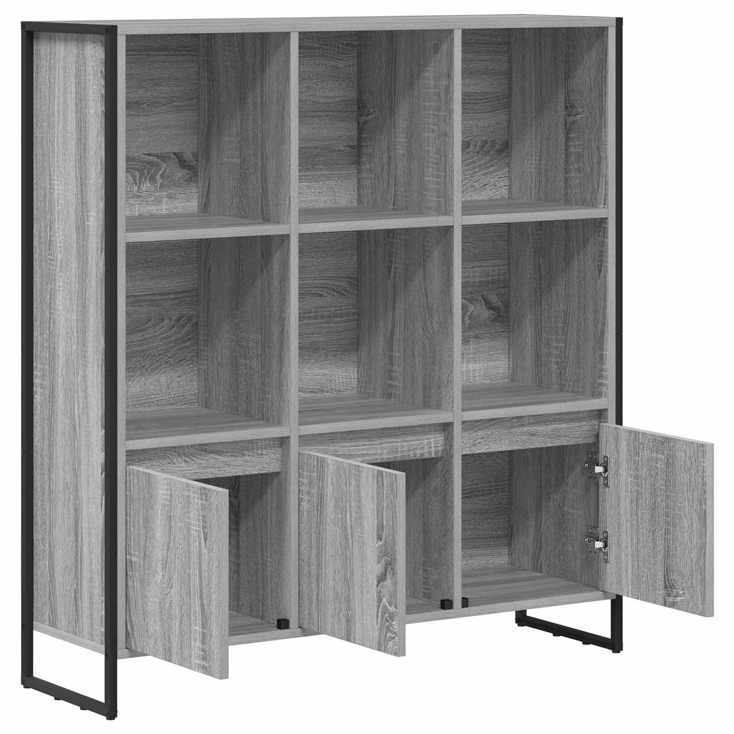 Boekenkast 2 pcs Grijs Sonoma 99,5 x 30 x 108,5 cm Bewerkt hout is nu te koop bij PeponiXL, paradijselijk wonen!