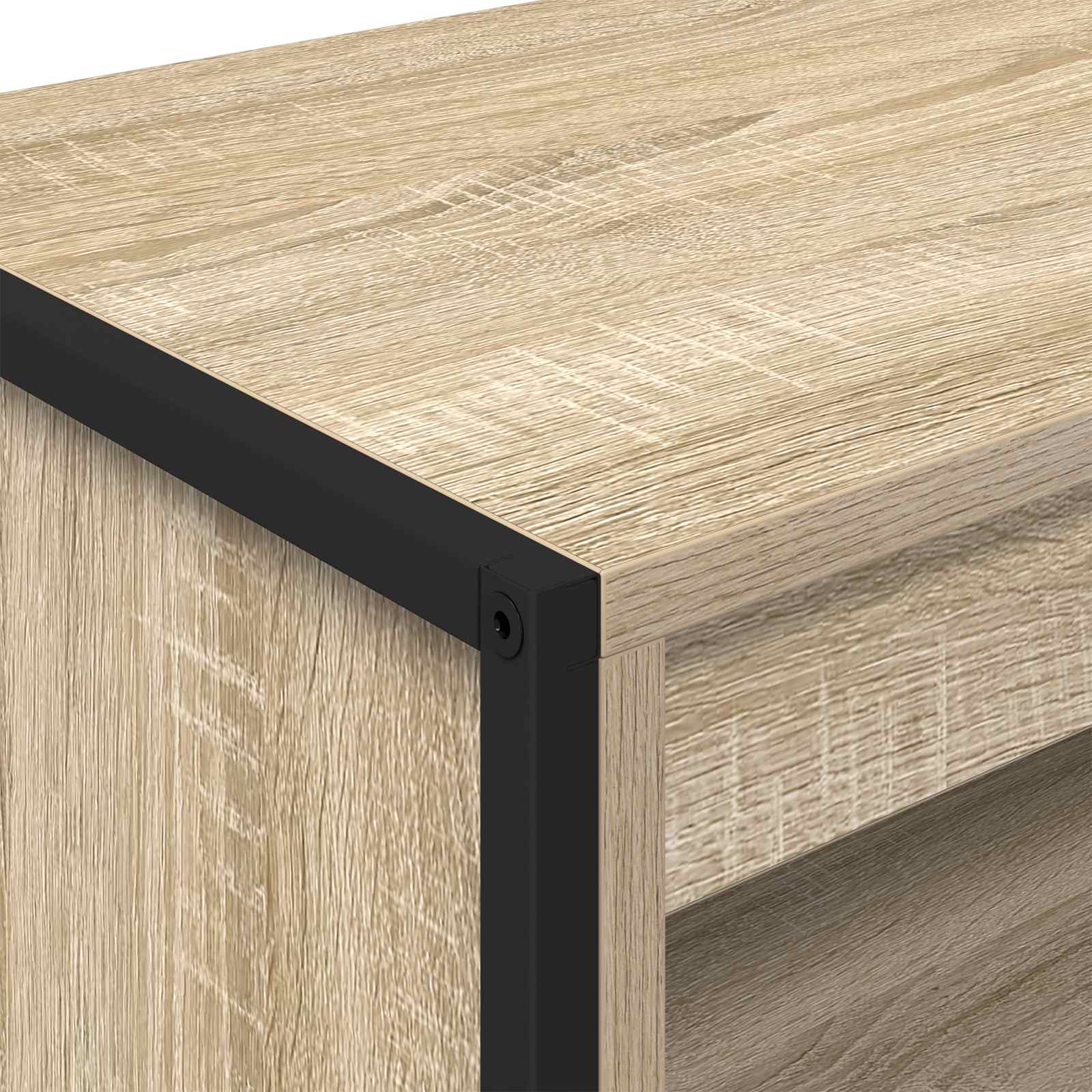 Hoge Kasten Sonoma 60 x 36 x 200 cm Bewerkt hout is nu te koop bij PeponiXL, paradijselijk wonen!