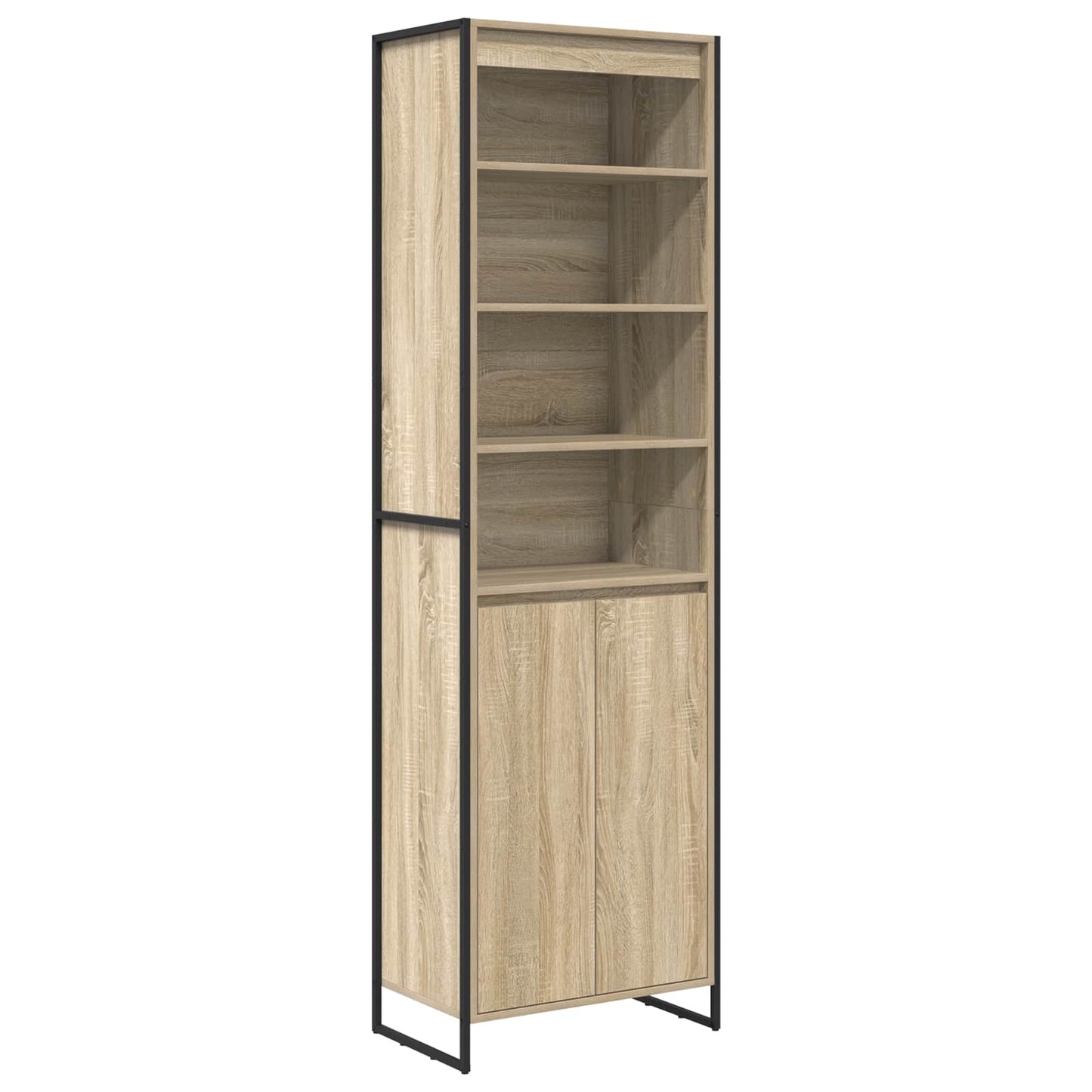 Hoge Kasten Sonoma 60 x 36 x 200 cm Bewerkt hout is nu te koop bij PeponiXL, paradijselijk wonen!