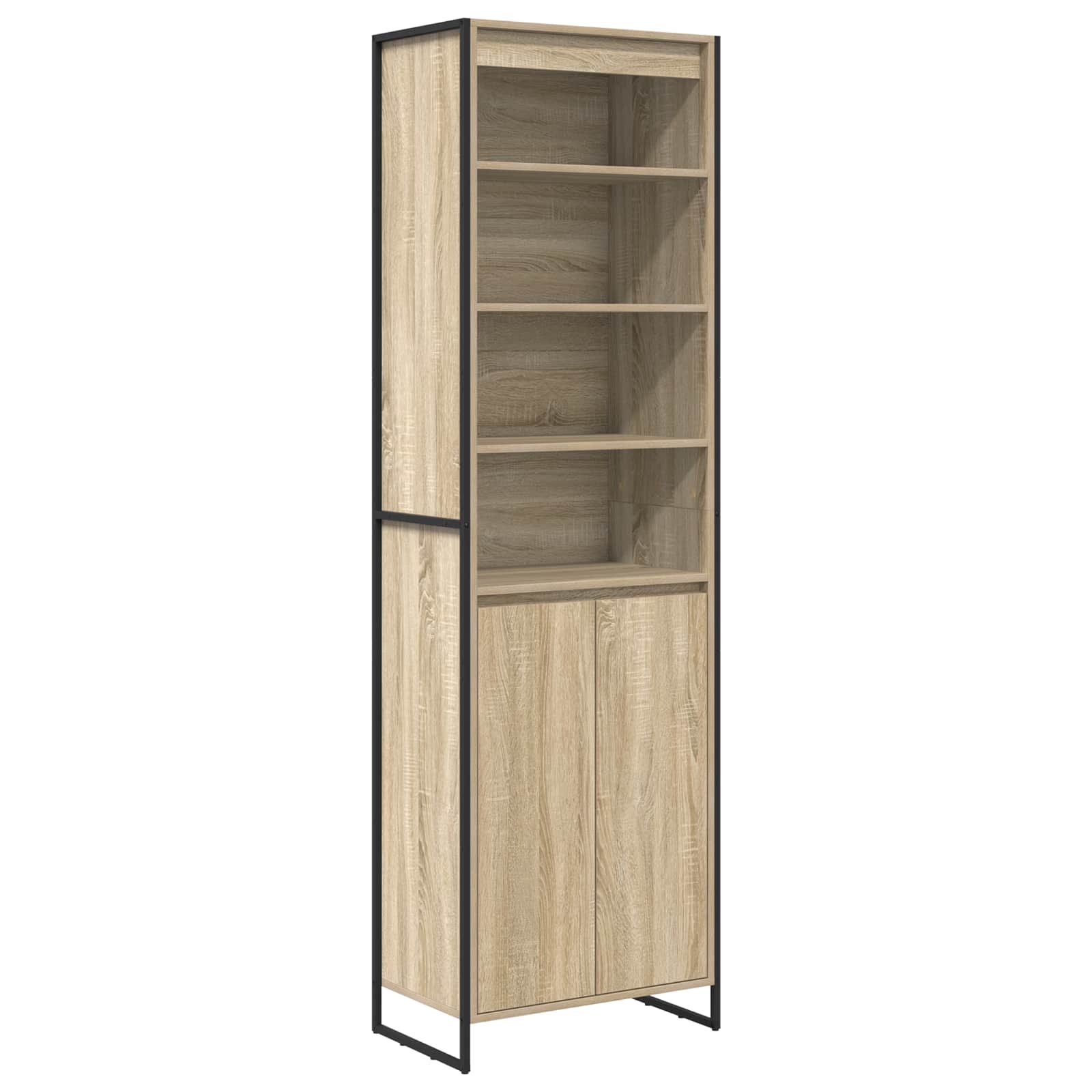 Hoge Kasten Sonoma 60 x 36 x 200 cm Bewerkt hout is nu te koop bij PeponiXL, paradijselijk wonen!