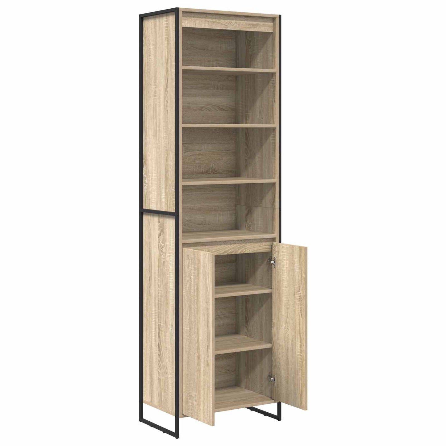 Hoge Kasten Sonoma 60 x 36 x 200 cm Bewerkt hout is nu te koop bij PeponiXL, paradijselijk wonen!