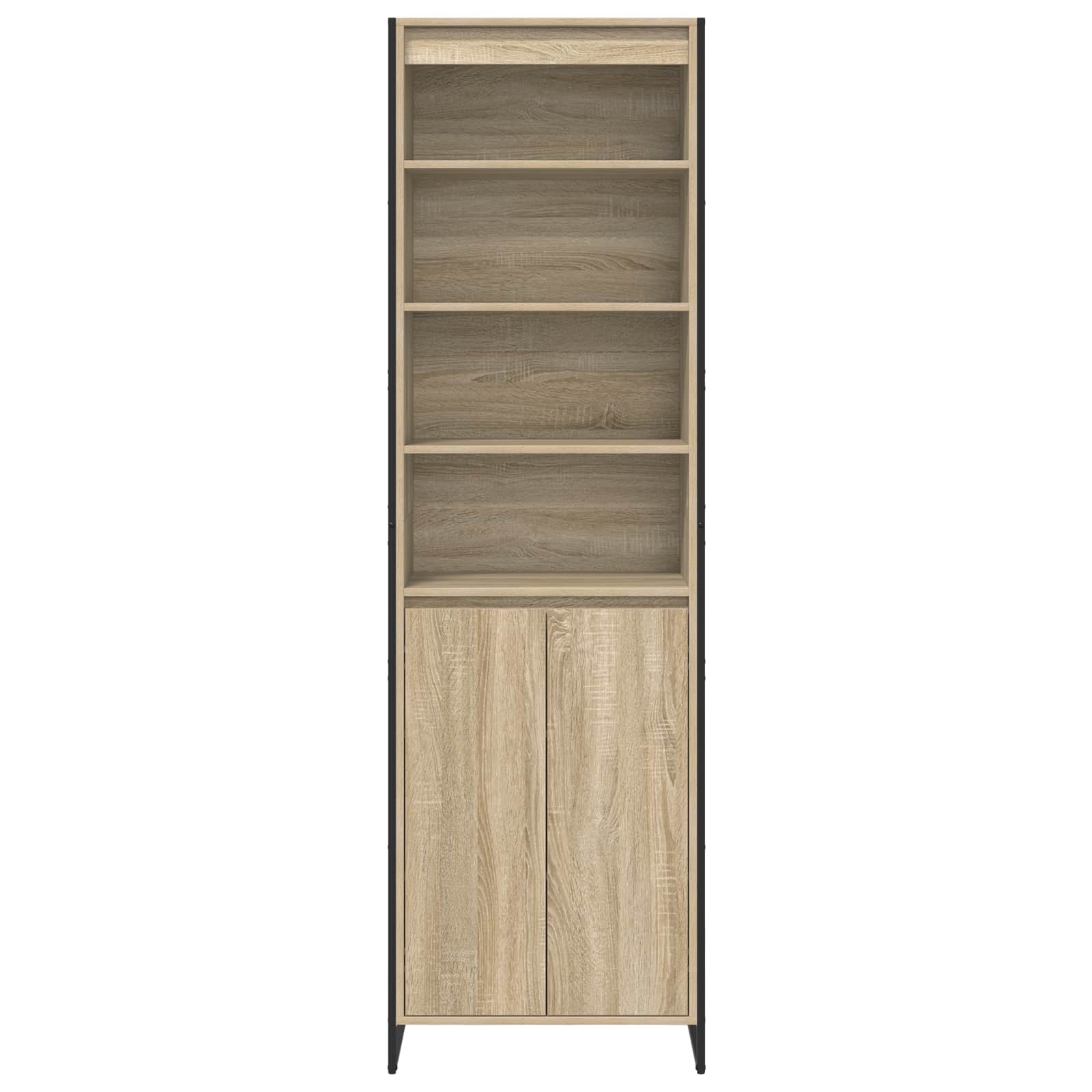 Hoge Kasten Sonoma 60 x 36 x 200 cm Bewerkt hout is nu te koop bij PeponiXL, paradijselijk wonen!