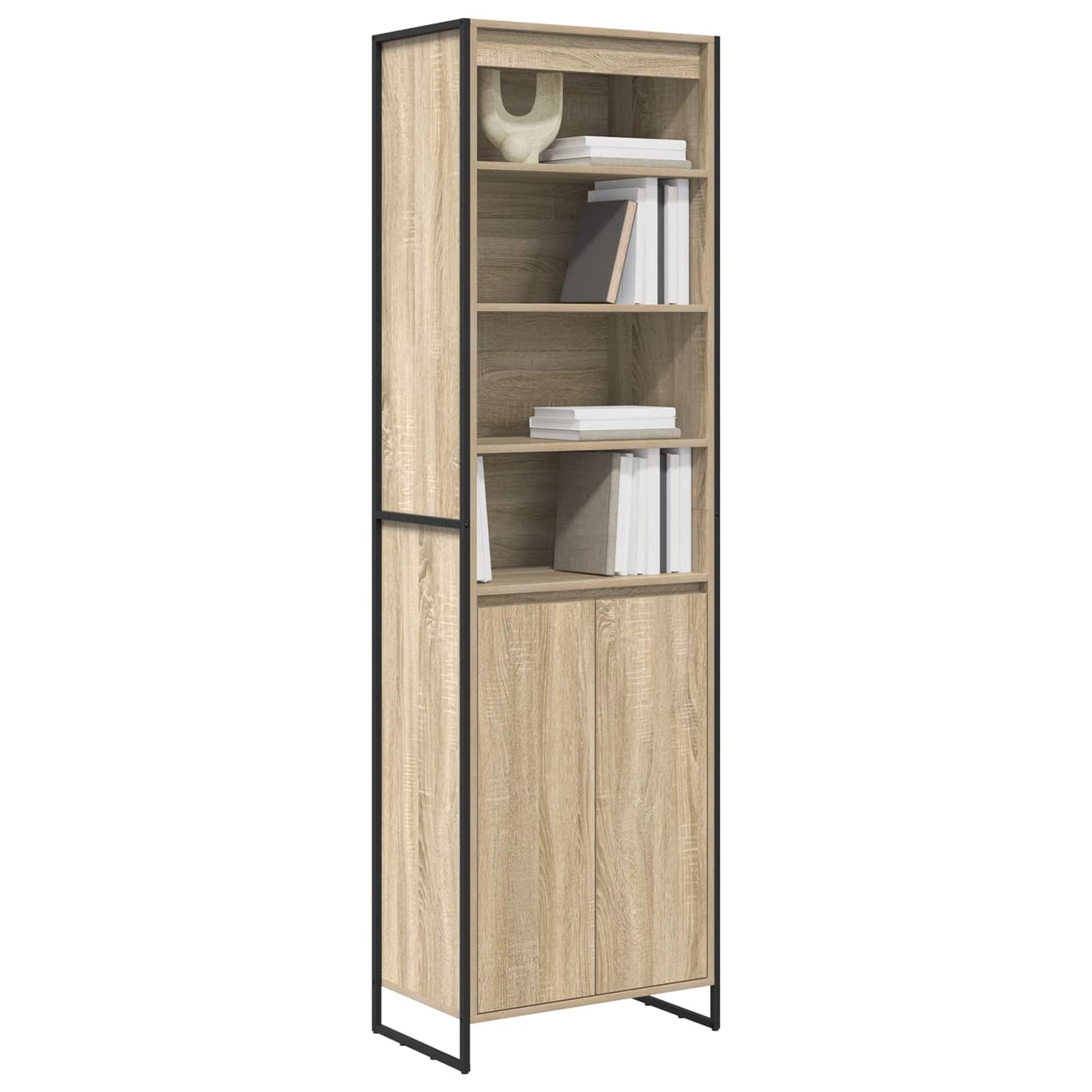 Hoge Kasten Sonoma 60 x 36 x 200 cm Bewerkt hout is nu te koop bij PeponiXL, paradijselijk wonen!