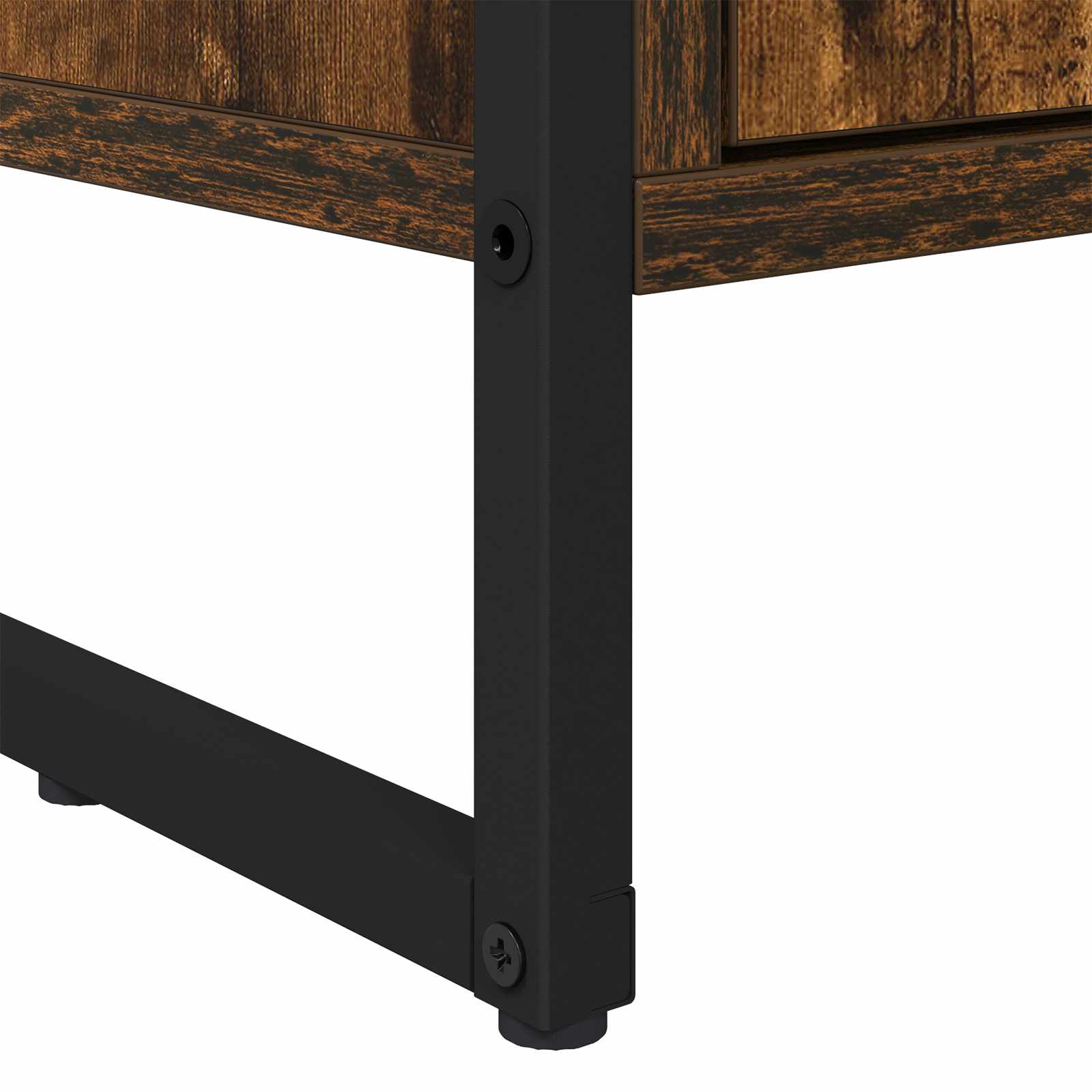 Hoge Kasten Rook Eik 60 x 36 x 200 cm Bewerkt hout is nu te koop bij PeponiXL, paradijselijk wonen!