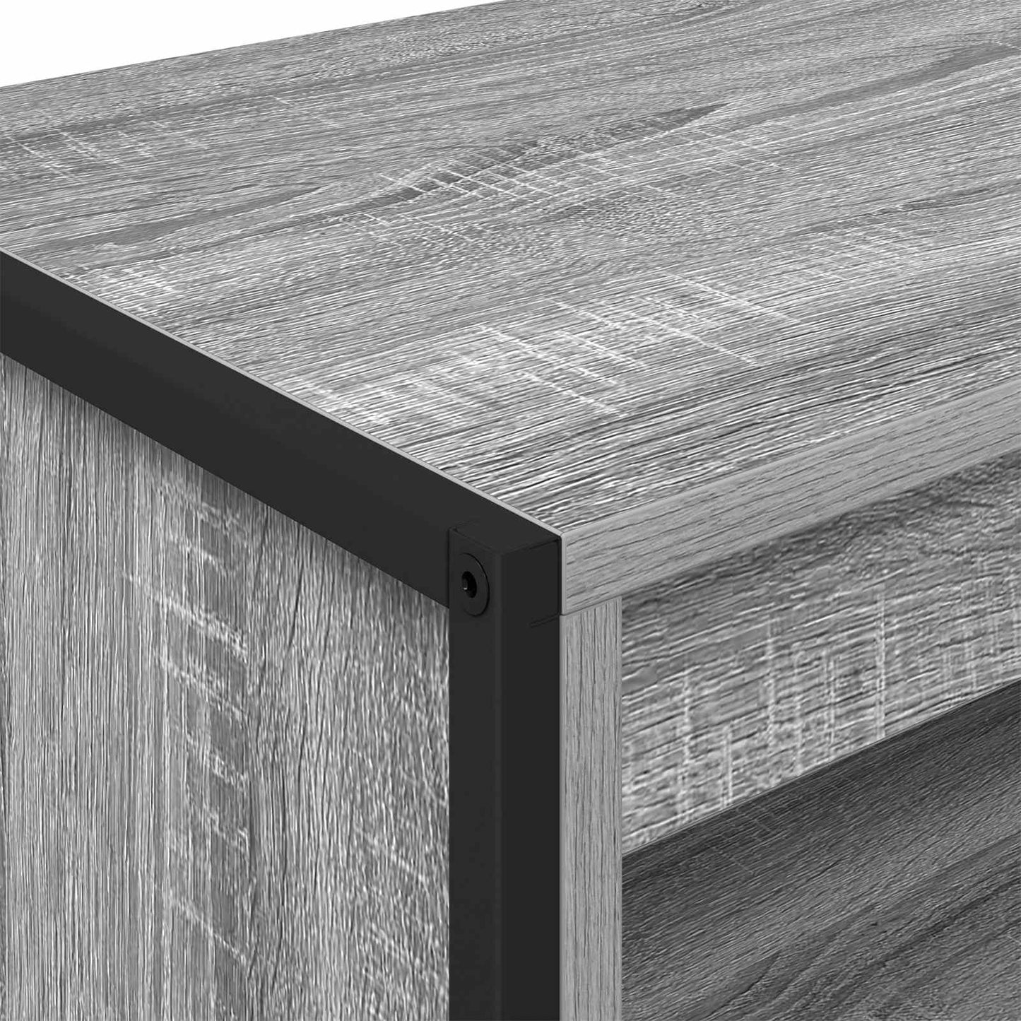 Hoge Kasten Grijs Sonoma 60 x 36 x 200 cm Bewerkt hout is nu te koop bij PeponiXL, paradijselijk wonen!